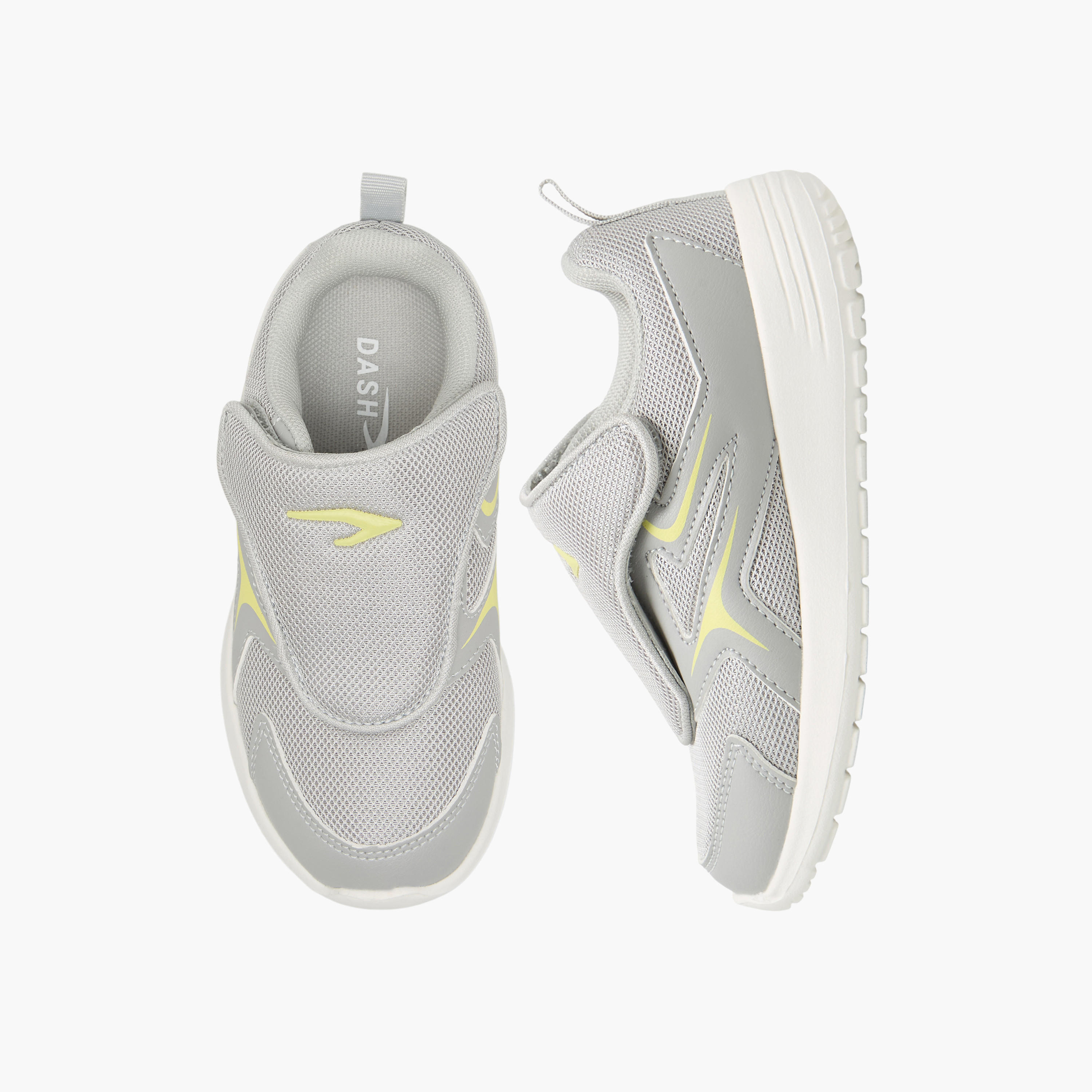 Dash Girls Hook & Loop Sports Shoes-girls-shoes-sports-image-1