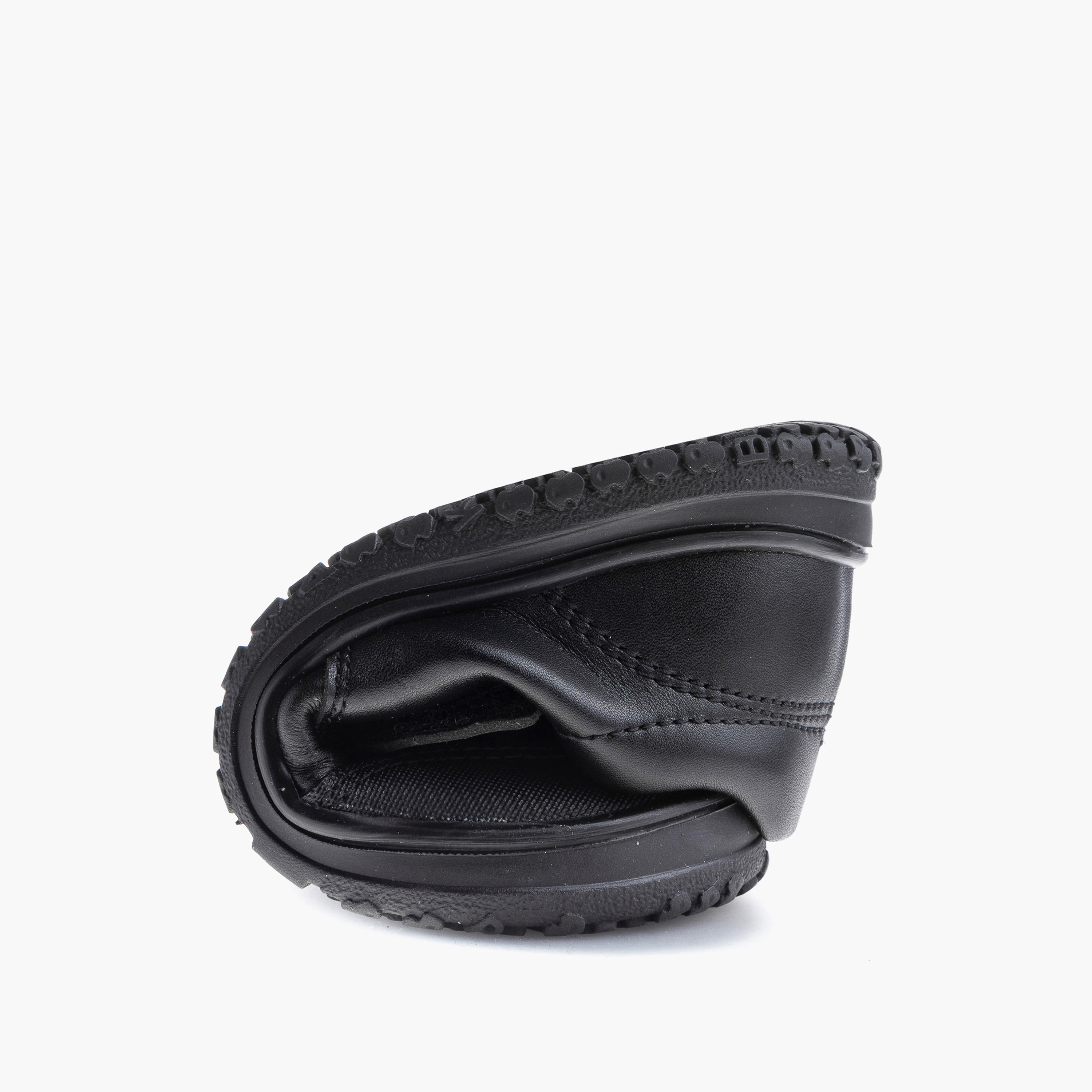 Pablosky Girls' Logo Embossed School Shoes with Hook and Loop Closure - 355515-girls-shoes-schoolshoes-image-6