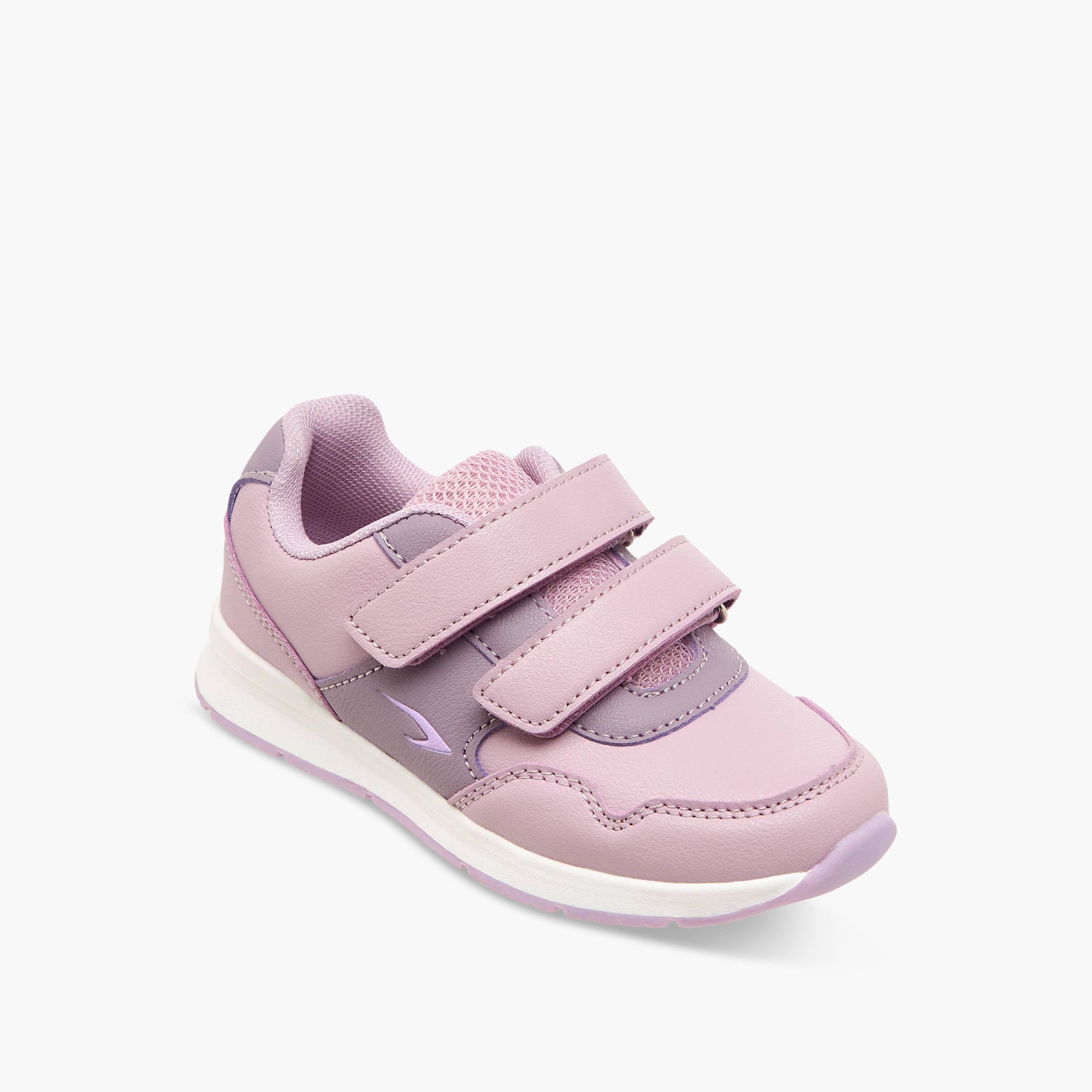 Dash Girls Hook & Loop Sports Shoes-girls-shoes-sports-image-2