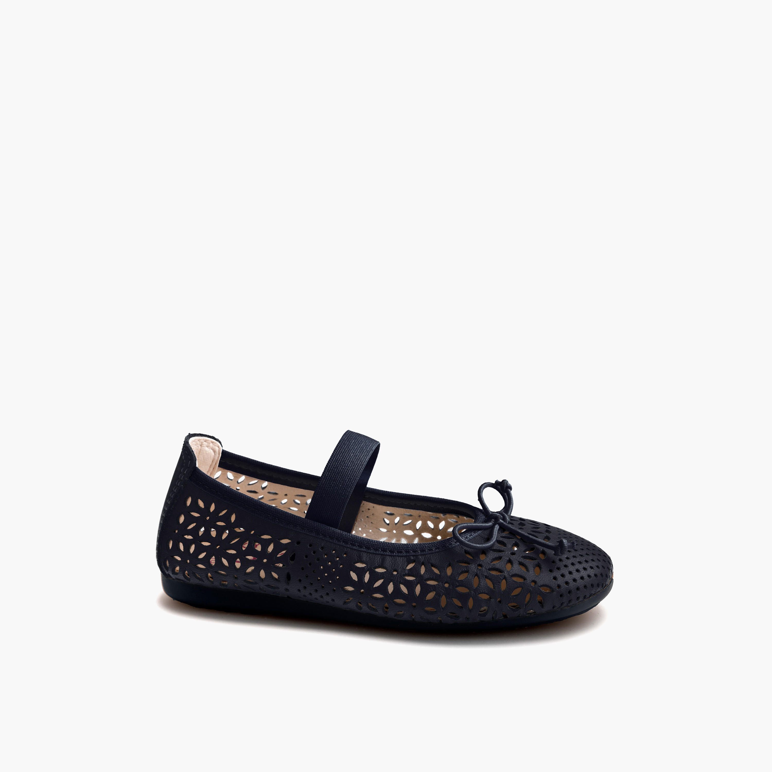 حذاء باليرينا جلد للبنات من بابلوسكي-girls-shoes-ballerinas-image-1