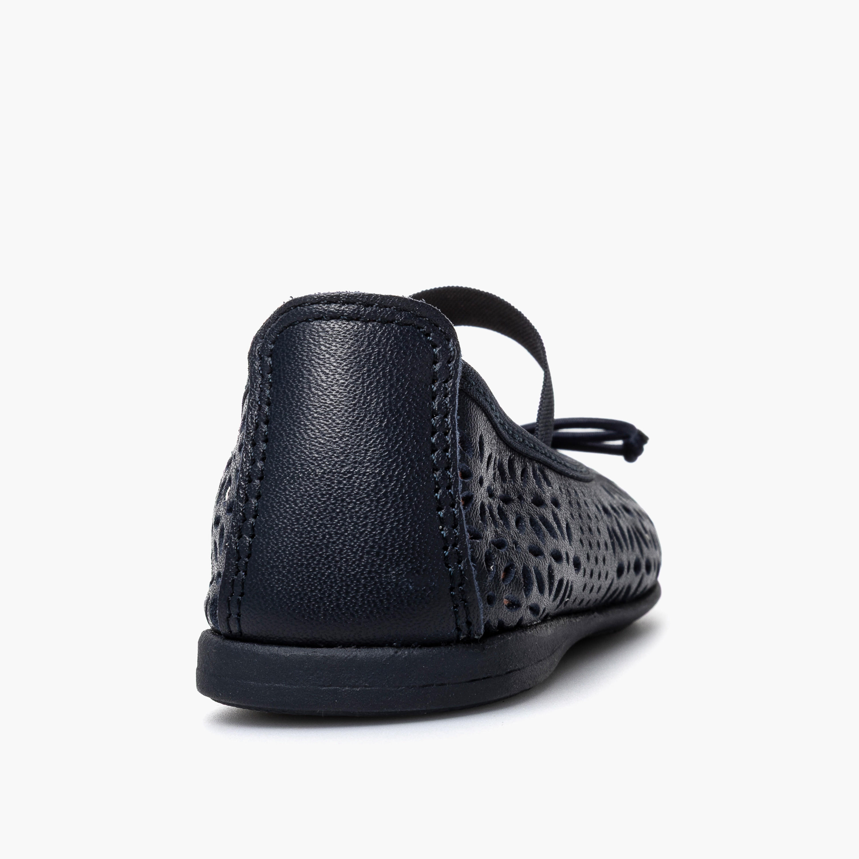 حذاء باليرينا جلد للبنات من بابلوسكي-girls-shoes-ballerinas-image-3