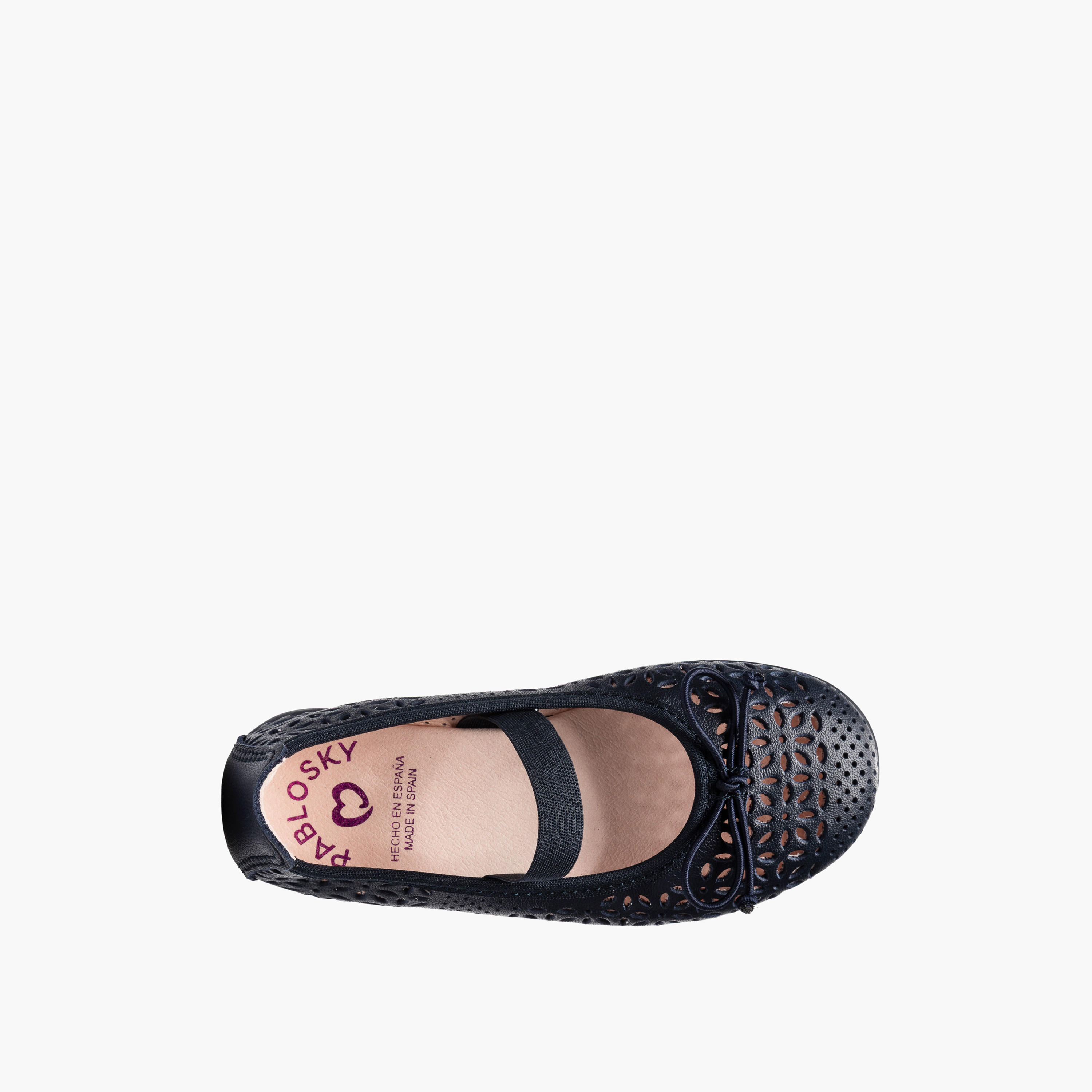 حذاء باليرينا جلد للبنات من بابلوسكي-girls-shoes-ballerinas-image-4