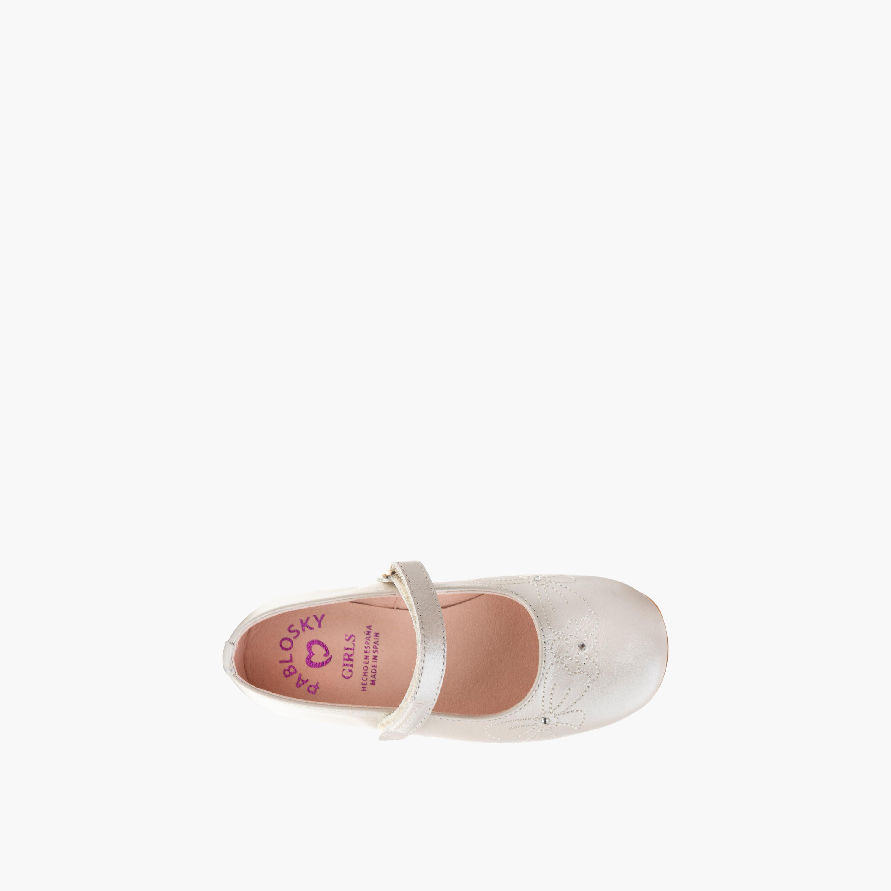 حذاء باليرينا بشريط إغلاق للبنات من بابلوسكي-girls-shoes-ballerinas-image-4