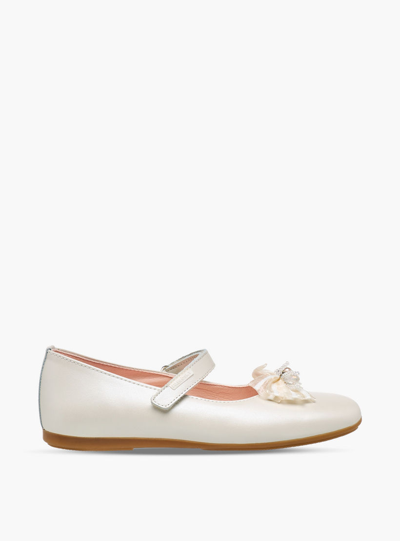 حذاء ماري جين جلدي بشريط إغلاق لاصق وفيونكة للبنات من بابلوسكي-girls-shoes-maryjanes-image-3