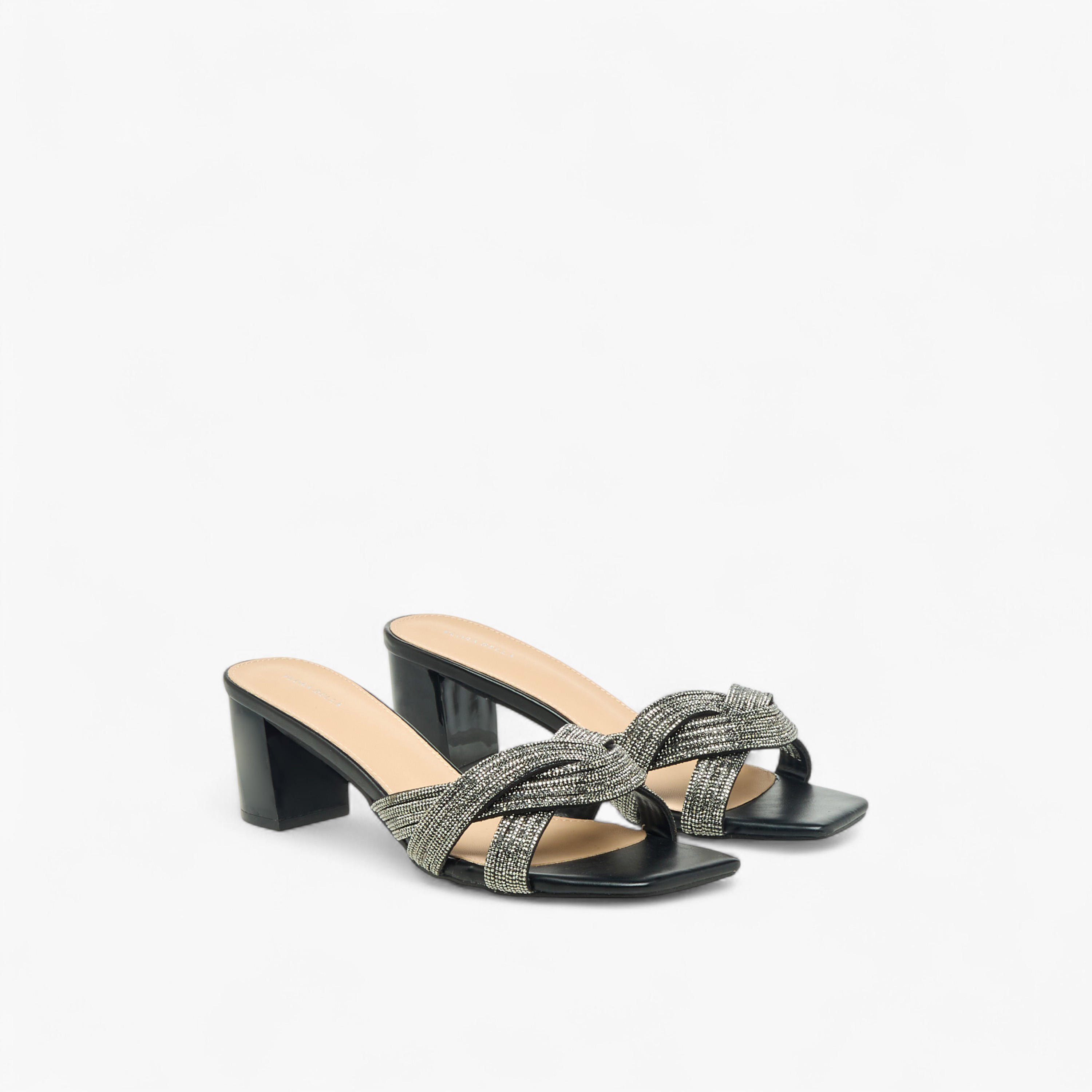 صندل مزين بكعب سميك للنساء من فلورا بيلا-women-shoes-sandals-heeled-image-1