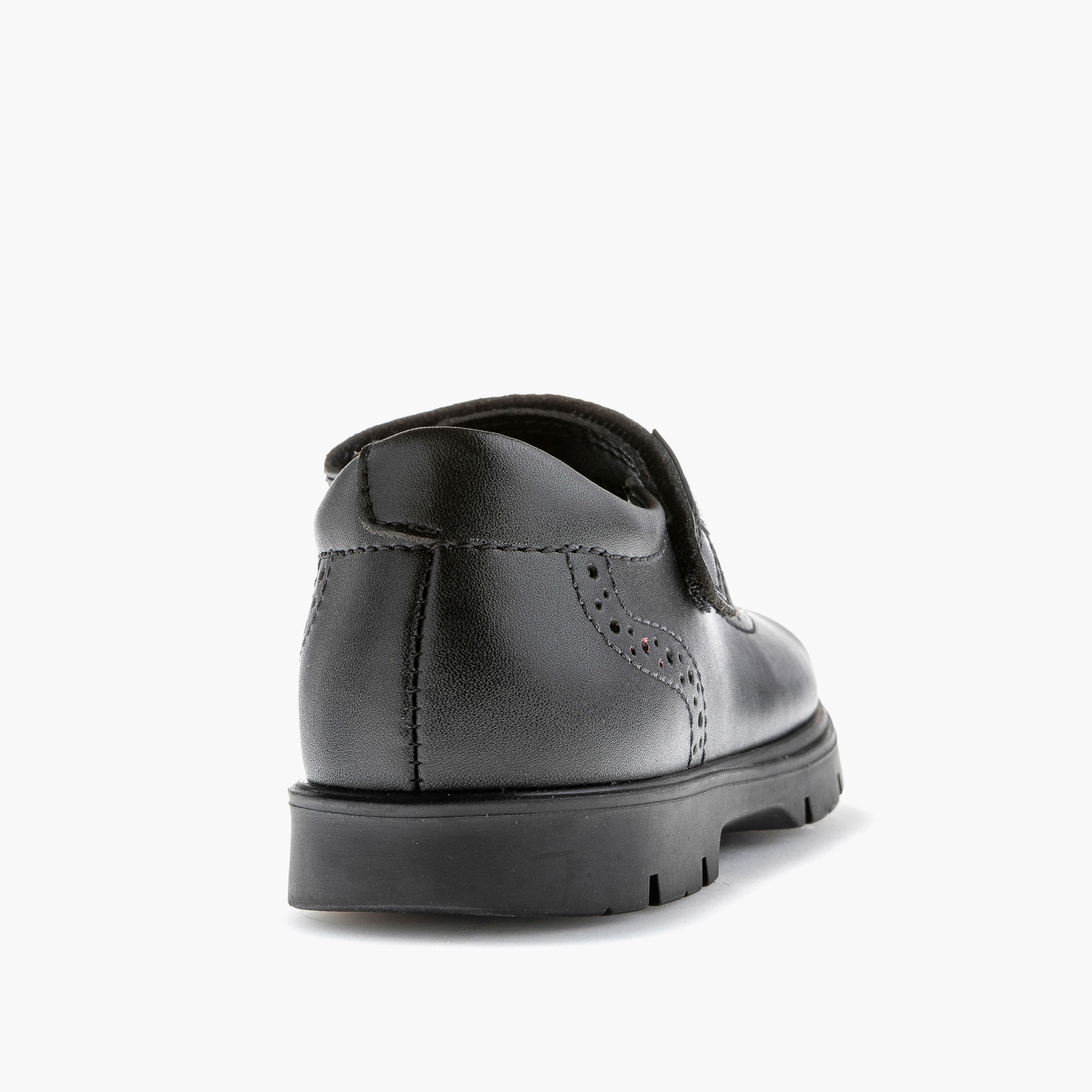 Pablosky Girls' Logo Print Mary Jane School Shoes with Hook and Loop Closure - 360015-girls-shoes-schoolshoes-image-3