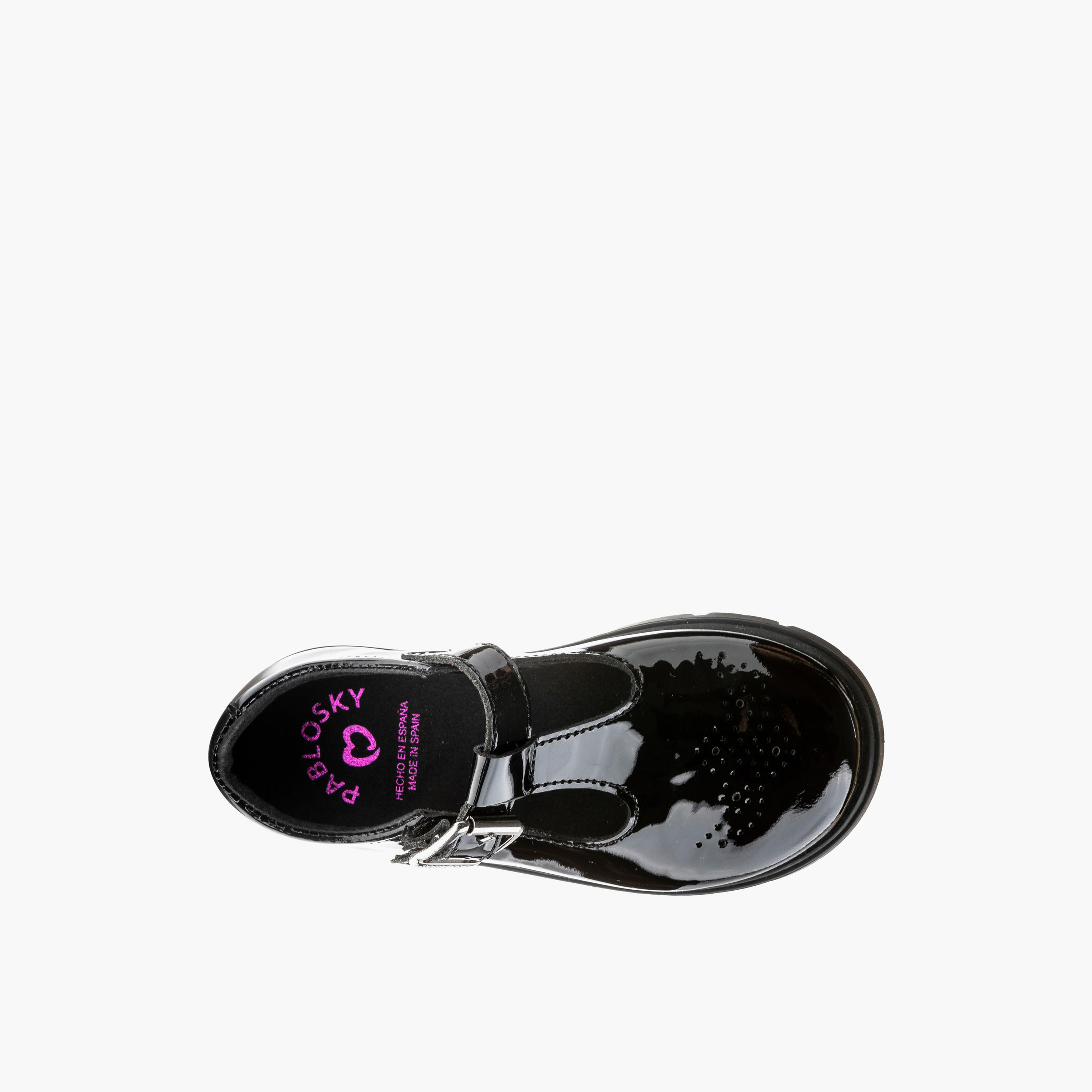 حذاء مدرسي بثقوب تهوية وإبزيم إغلاق للبنات من بابلوسكي - 360119-Y-girls-shoes-schoolshoes-image-4