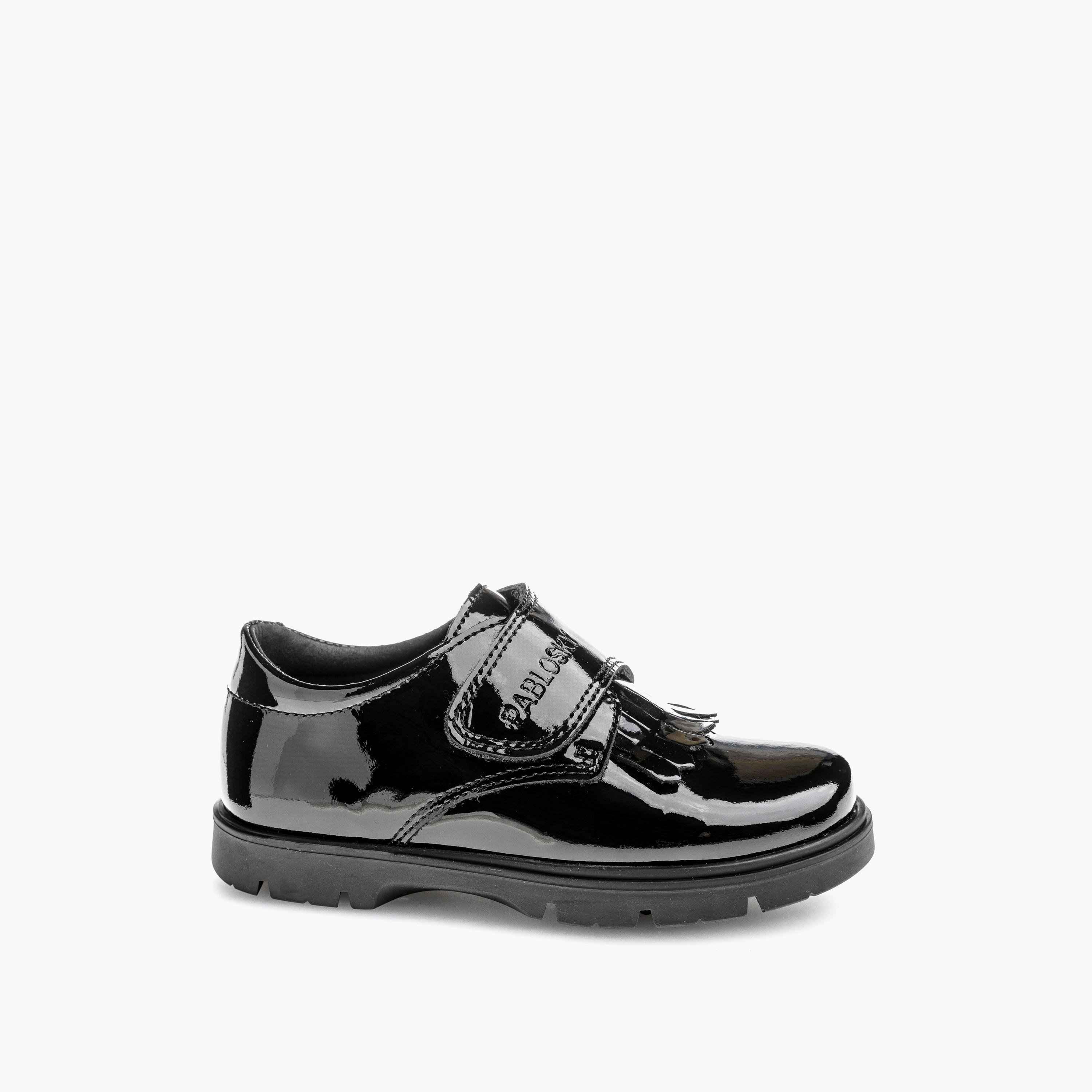 Pablosky Girls' School Shoes with Hook and Loop Closure - 360419-J-girls-shoes-schoolshoes-image-1