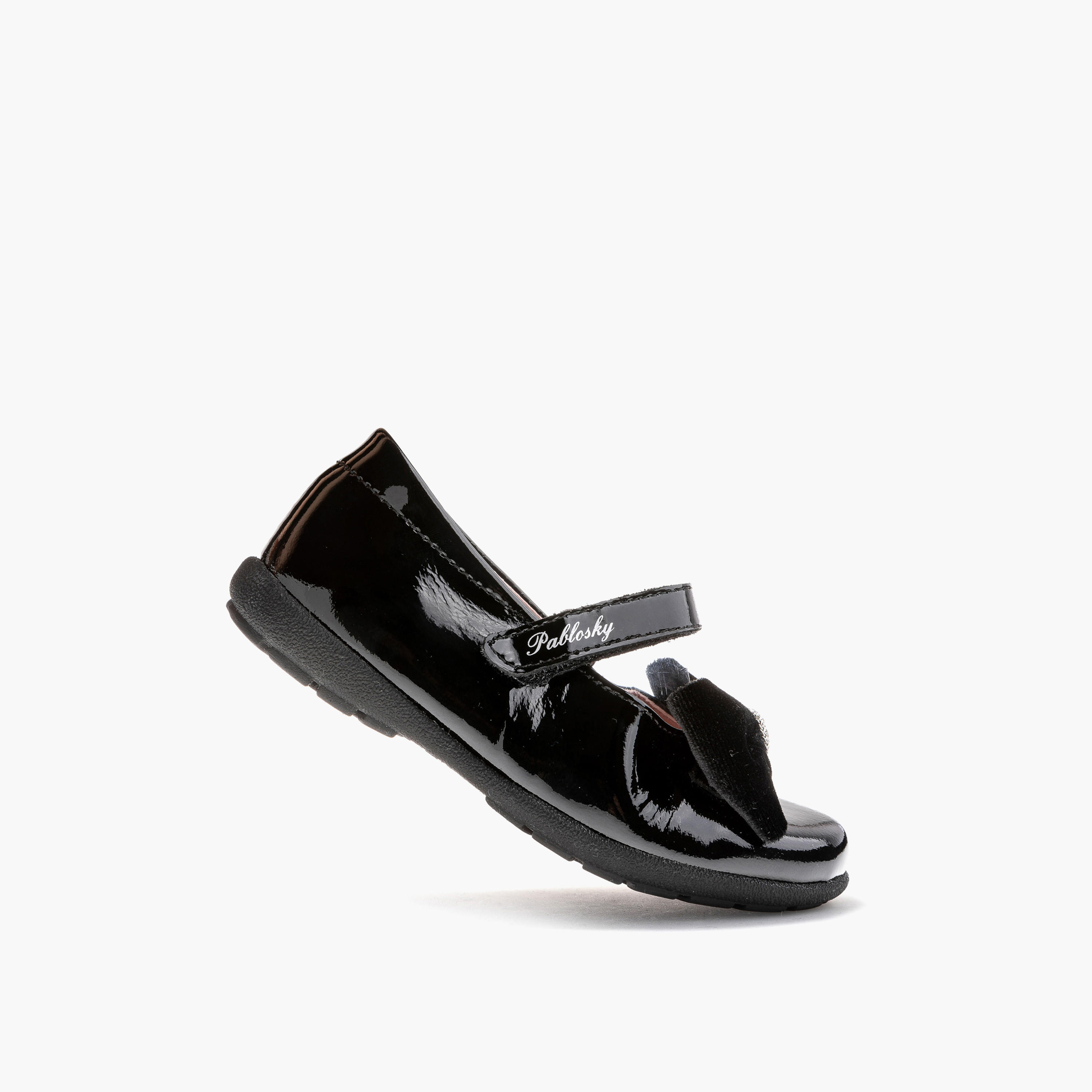 Pablosky Girls' Mary Jane School Shoes with Hook and Loop Closure - 361219-girls-shoes-schoolshoes-image-5