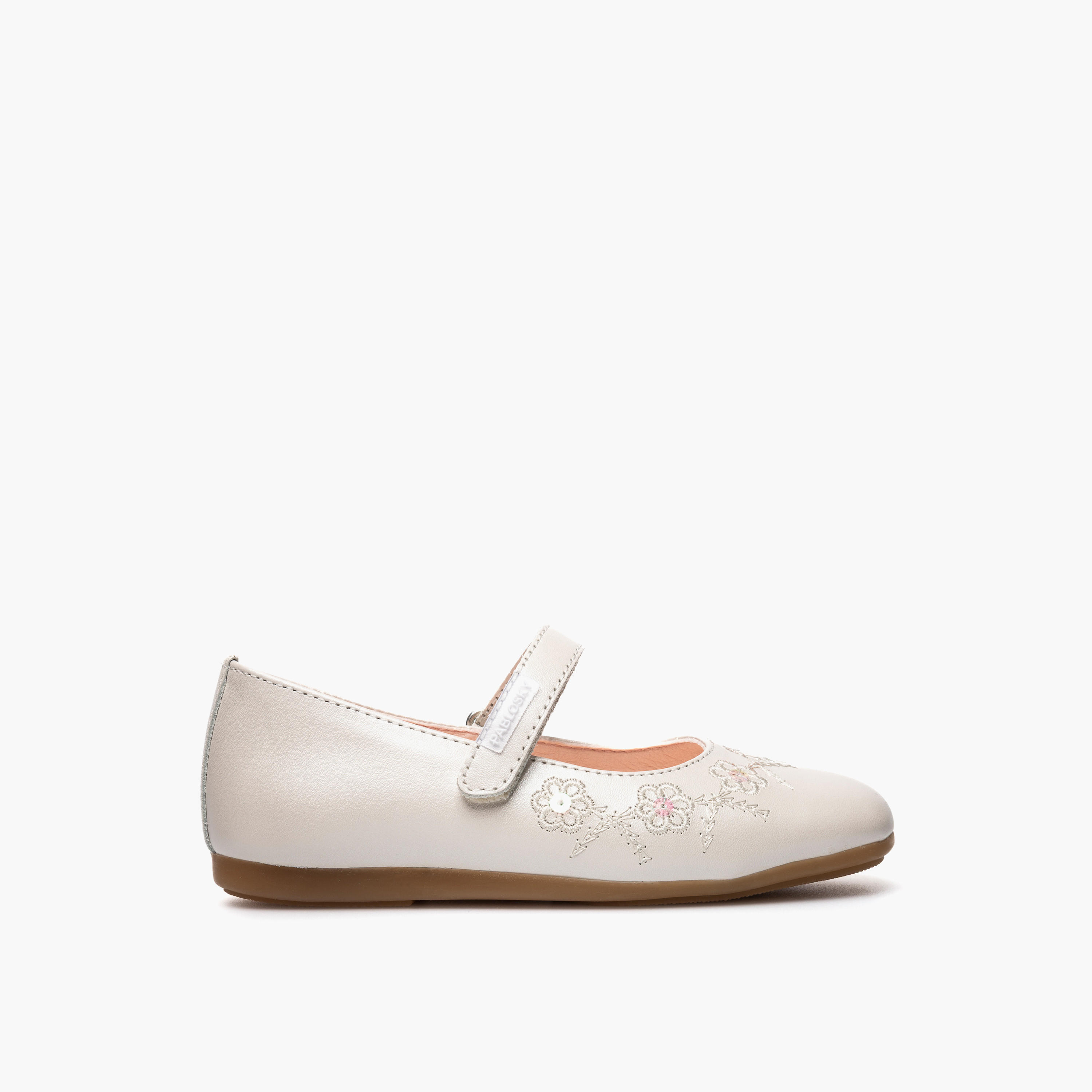حذاء ماري جين مطرّز بزهور للبنات من بابلوفسكي-girls-shoes-maryjanes-image-2