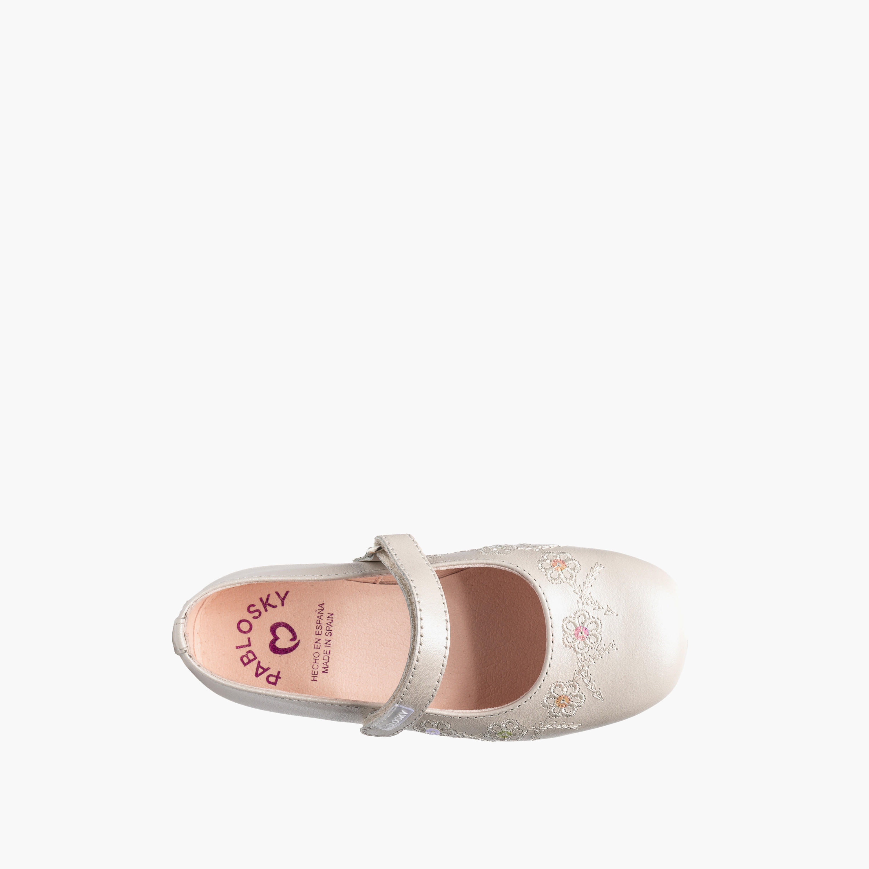 حذاء ماري جين مطرّز بزهور للبنات من بابلوفسكي-girls-shoes-maryjanes-image-4