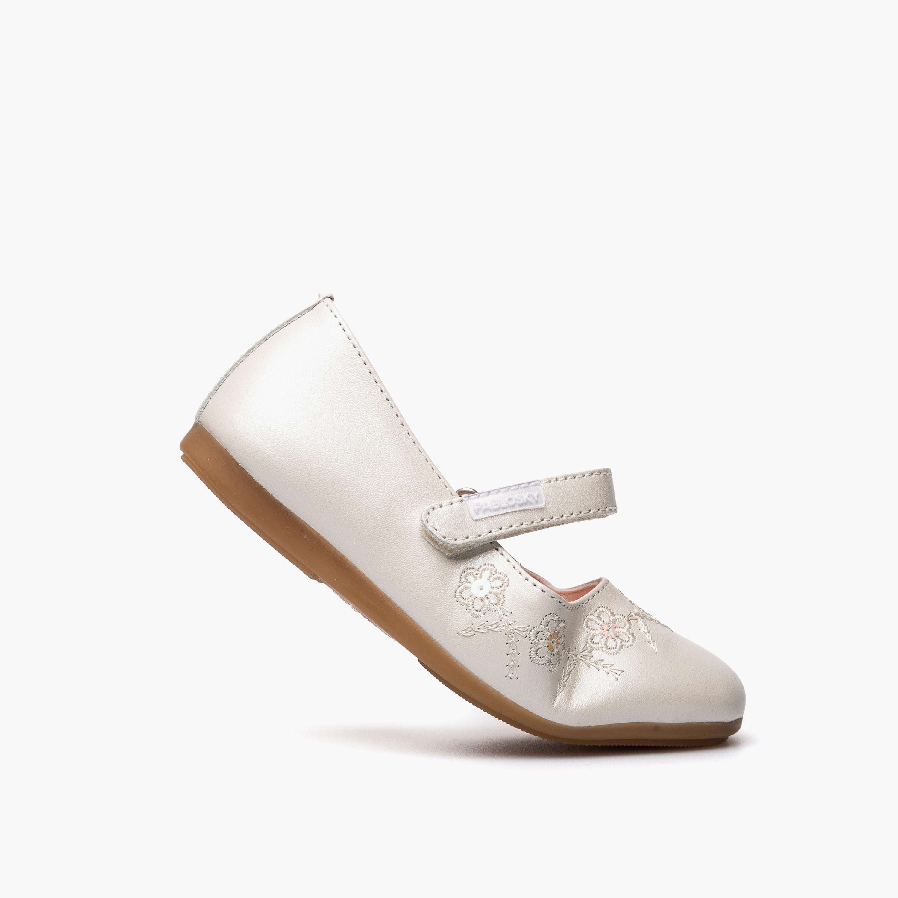 حذاء ماري جين مطرّز بزهور للبنات من بابلوفسكي-girls-shoes-maryjanes-image-5