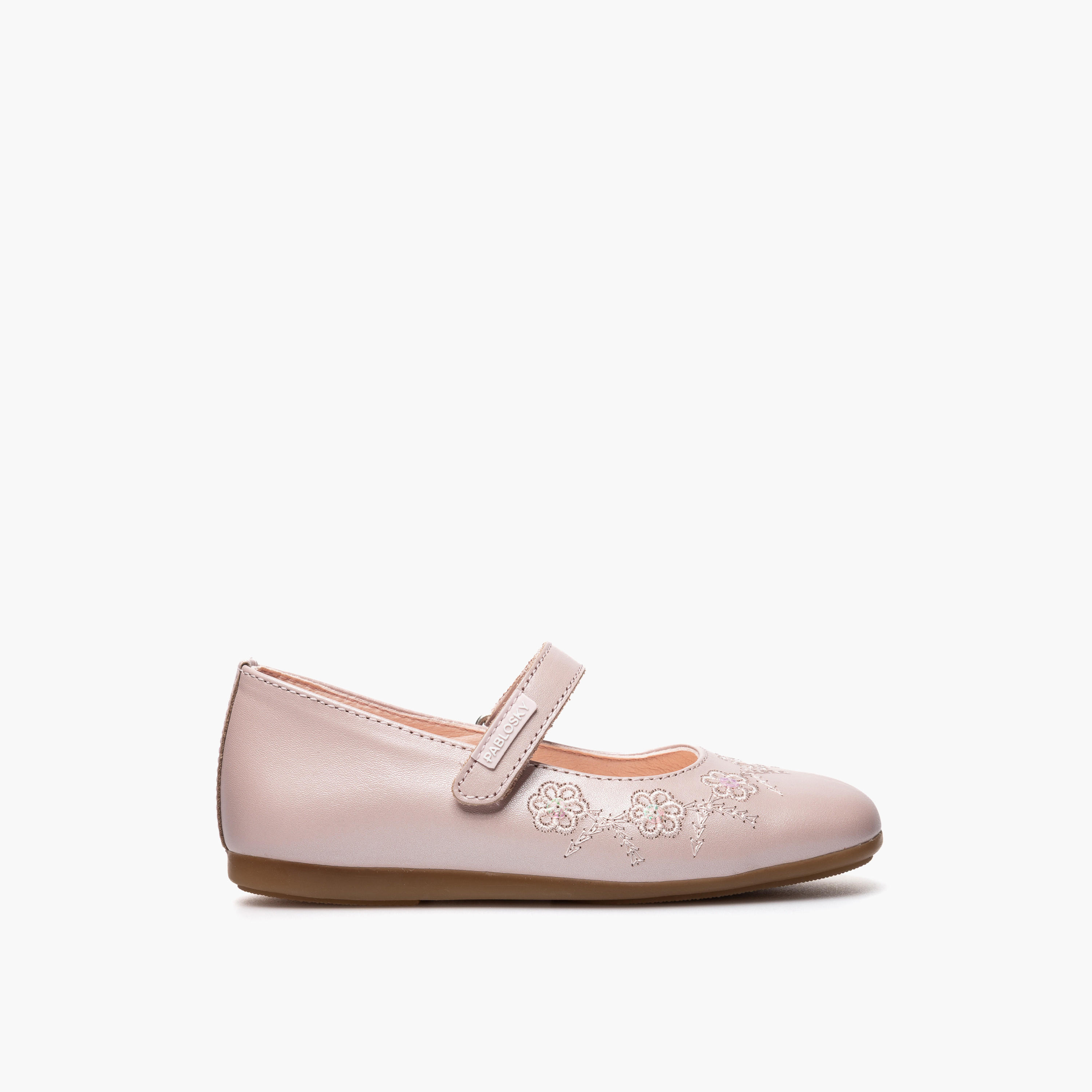 Pablosky Girls Leather Hook & Loop Mary Jane Shoes-girls-shoes-maryjanes-image-2