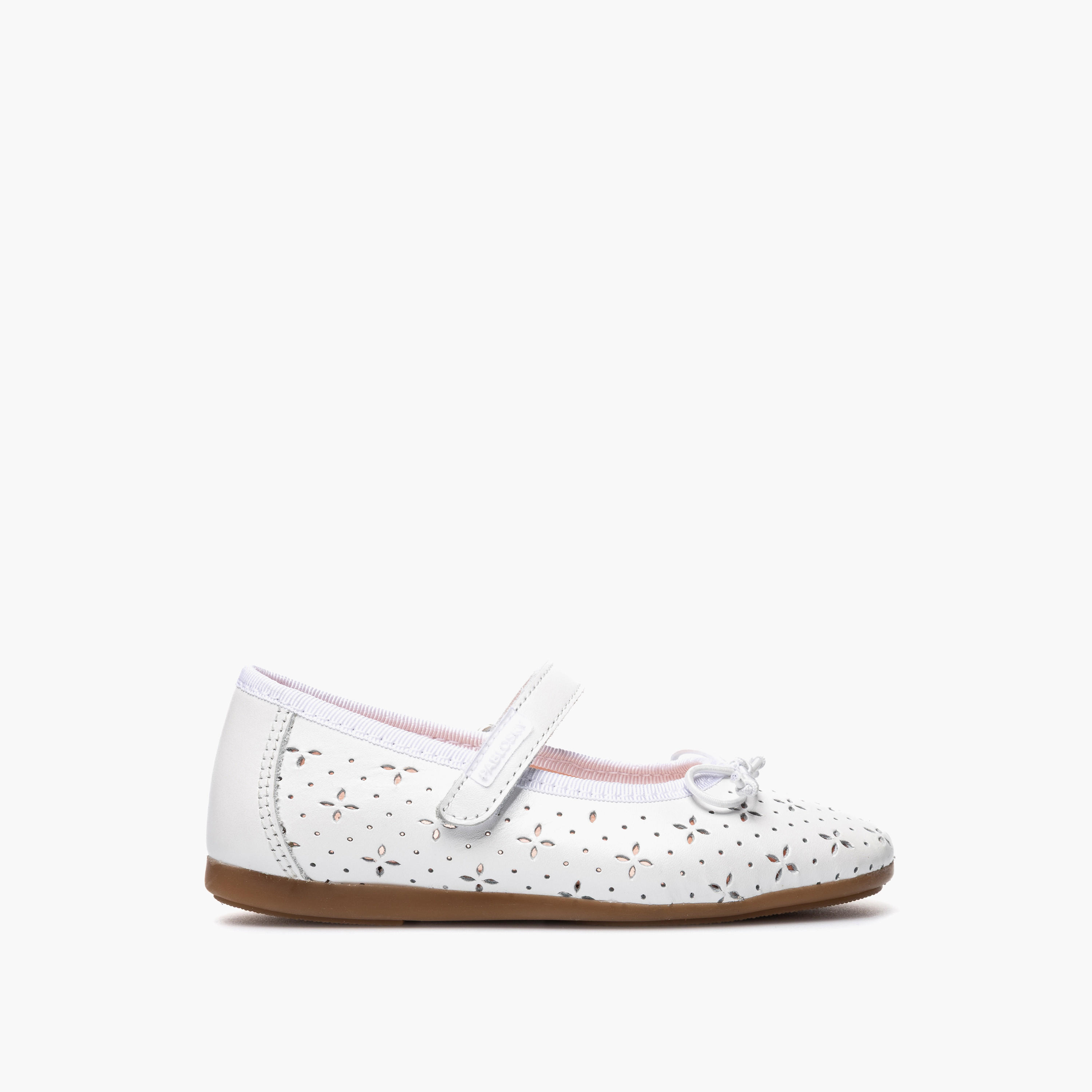 Pablosky Girls Leather Mary Jane Shoes with Hook & Loop Closure-girls-shoes-maryjanes-image-2
