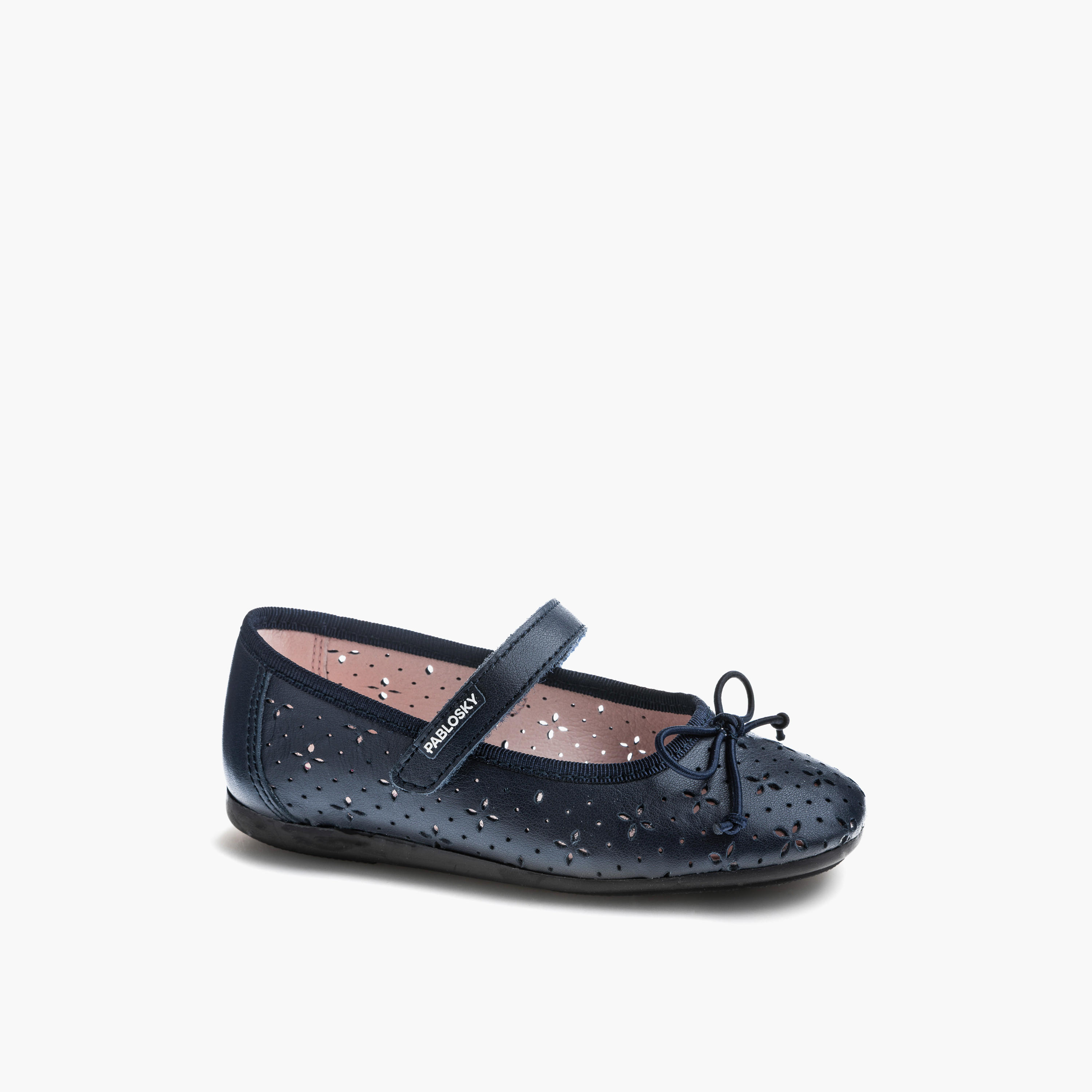 Pablosky Girls Perforated Mary Jane Shoes-girls-shoes-maryjanes-image-1