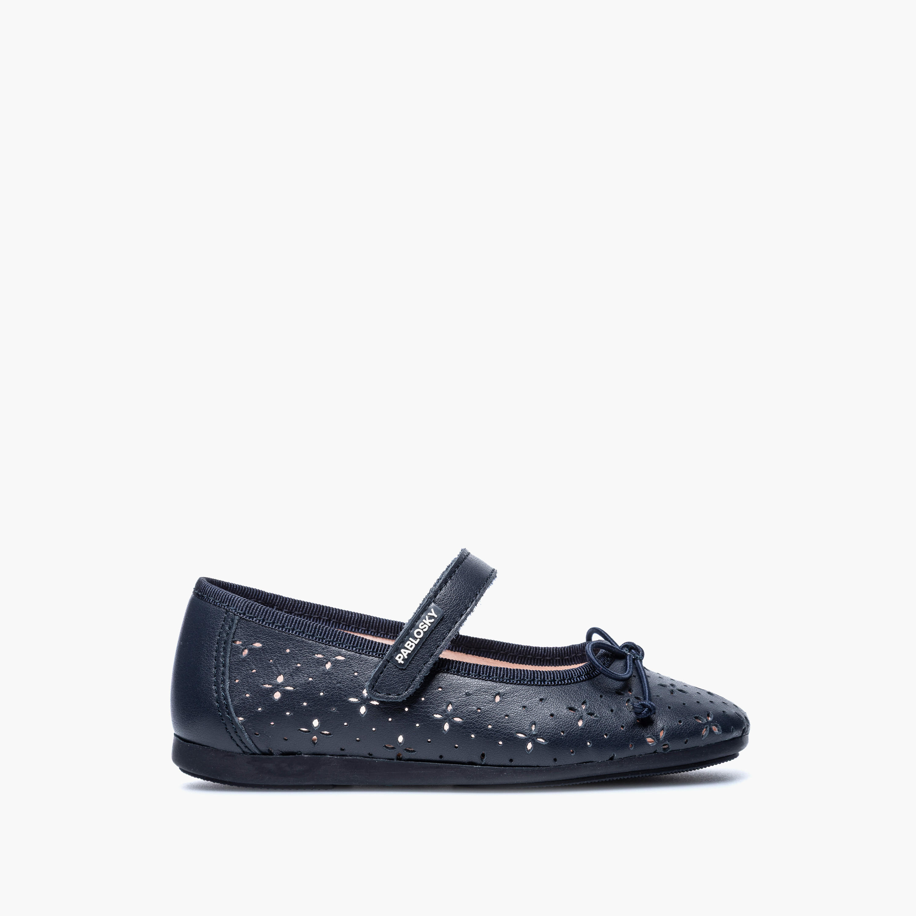 Pablosky Girls Perforated Mary Jane Shoes-girls-shoes-maryjanes-image-2
