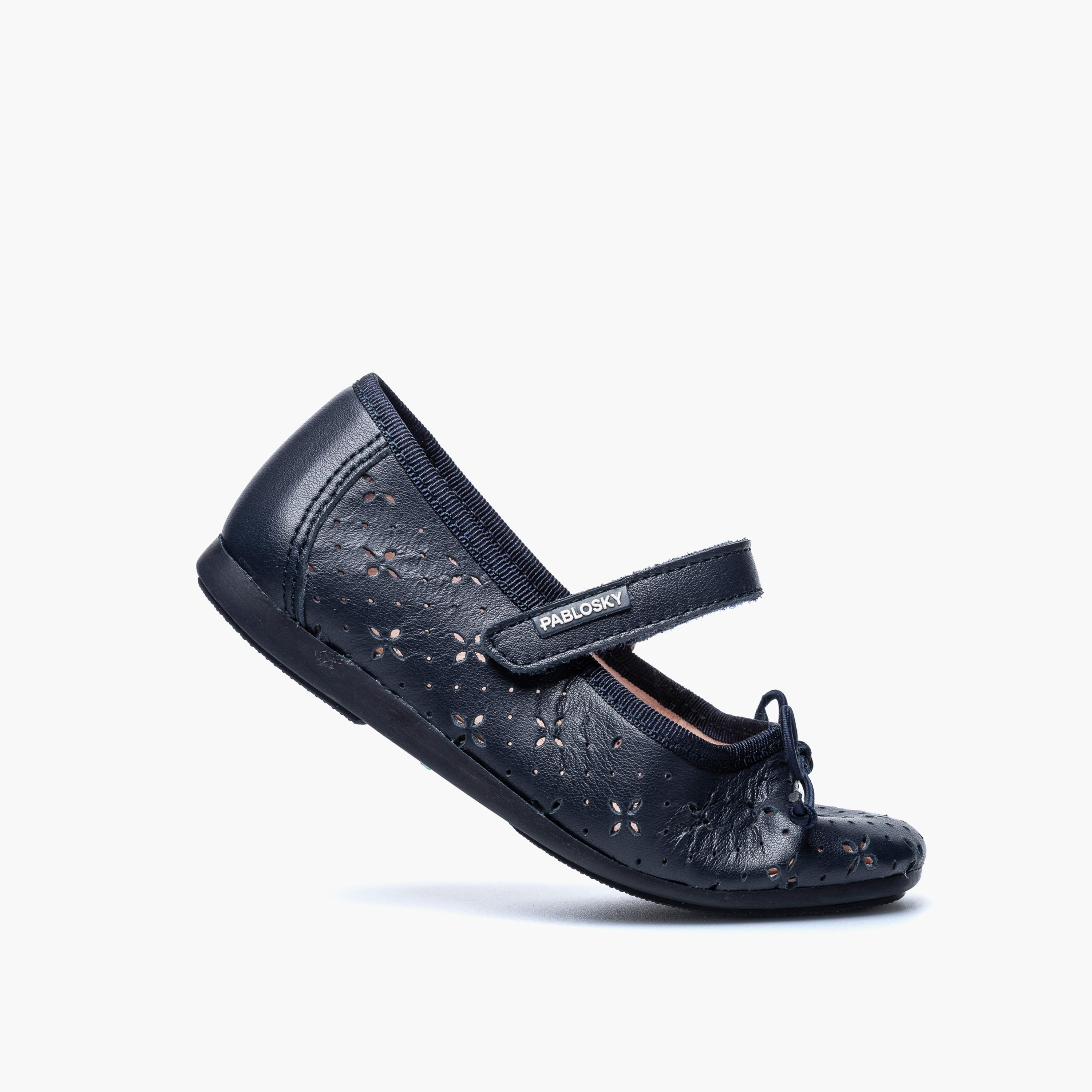 Pablosky Girls Perforated Mary Jane Shoes-girls-shoes-maryjanes-image-5