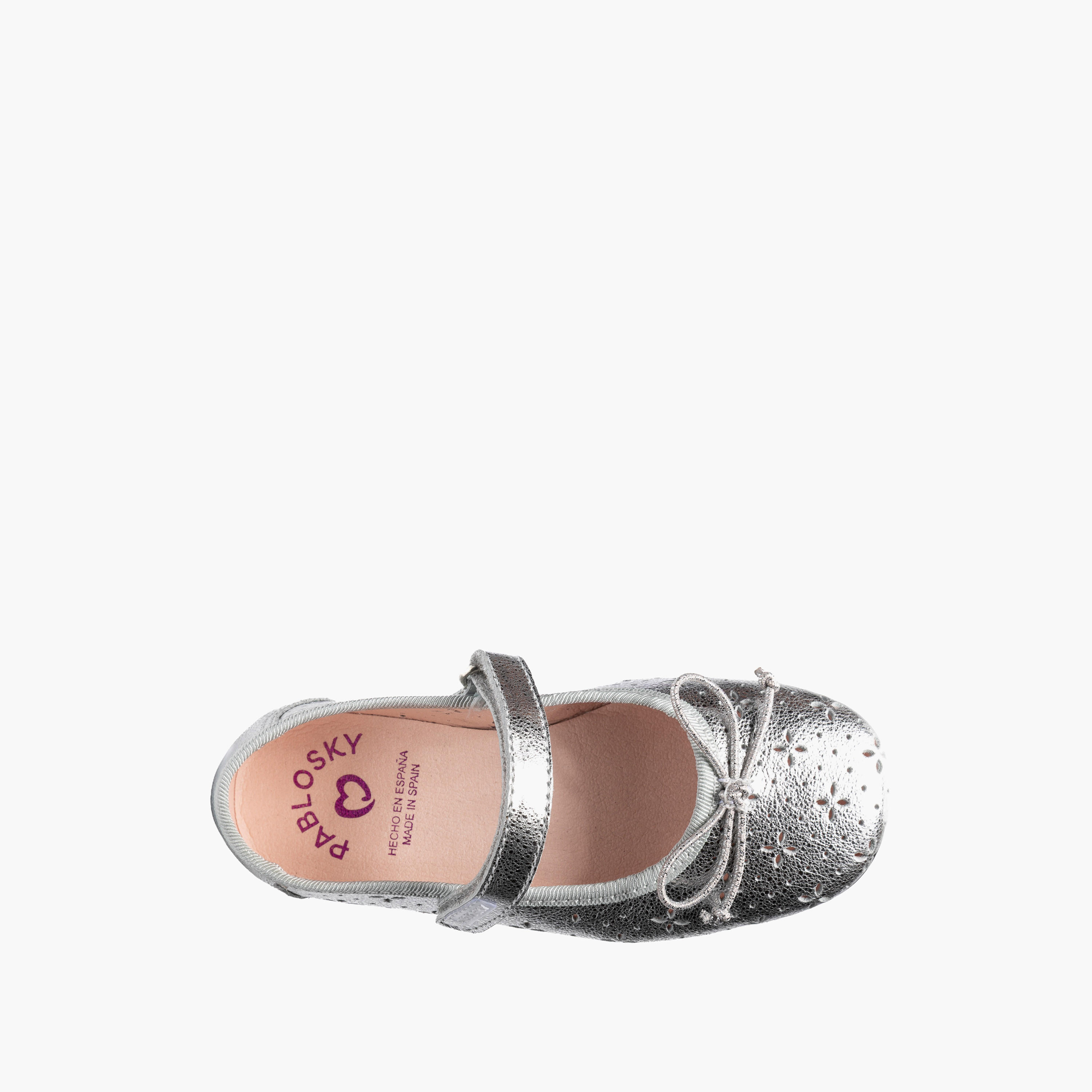 Pablosky Girls Leather Hook & Loop Mary Jane Shoes-girls-shoes-maryjanes-image-4
