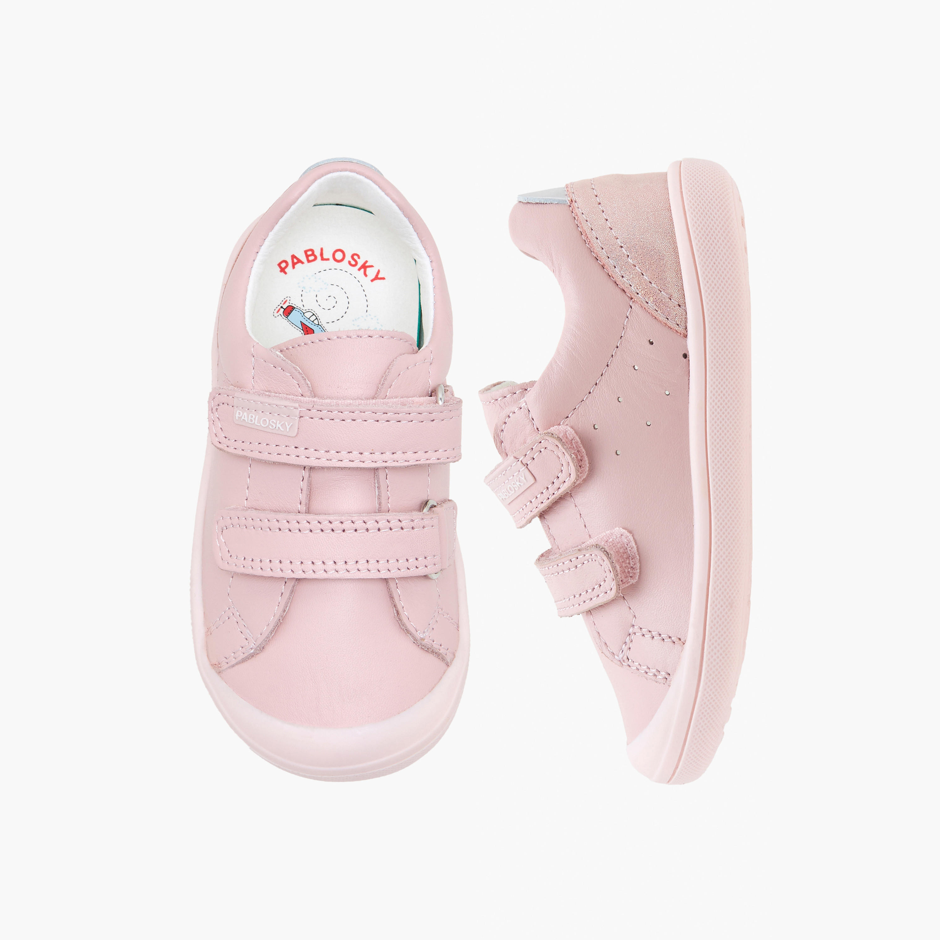 Pablosky Booties with Hook & Loop Closure-baby-girls-shoes-booties-image-1