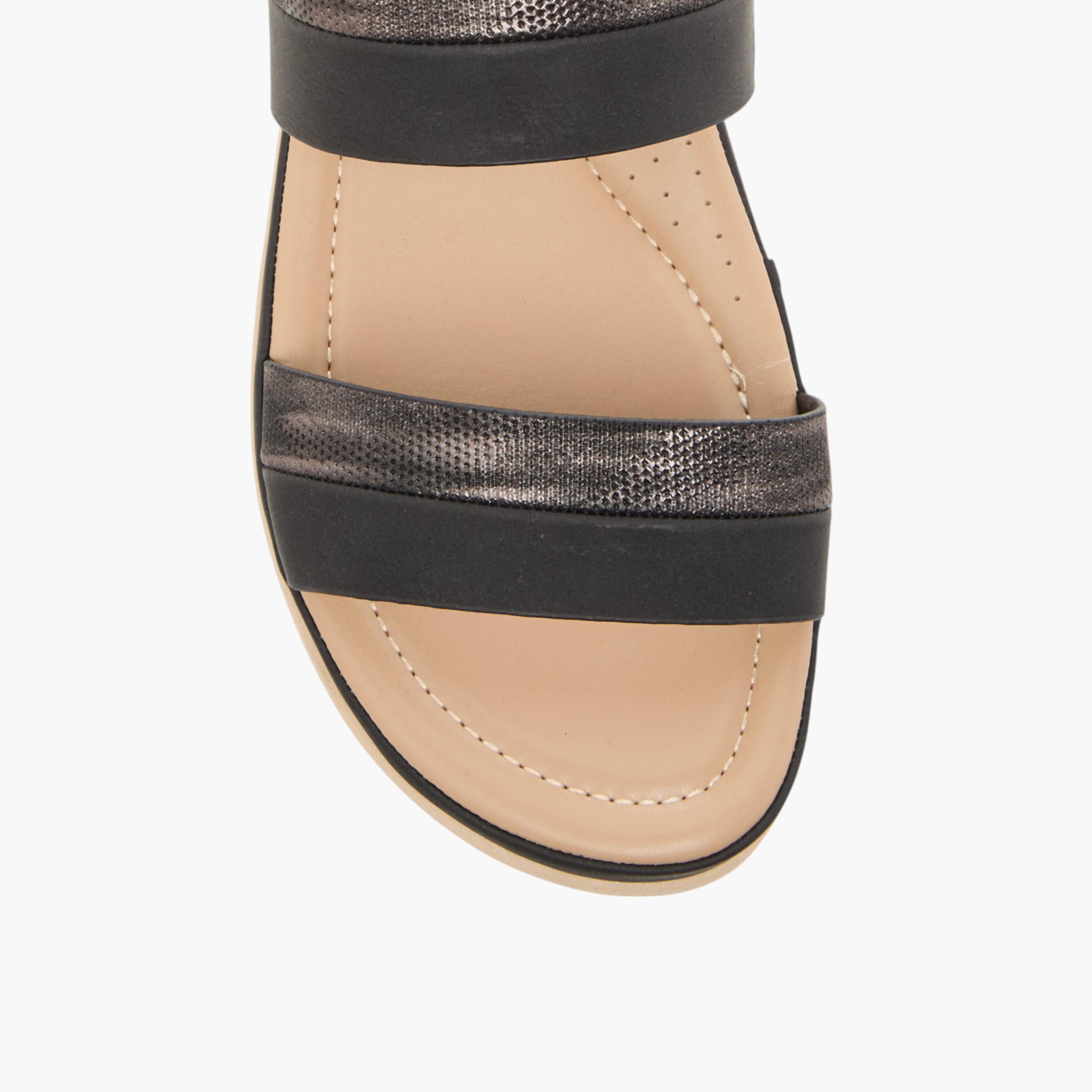 Flora Bella Textured Slip-On Comfort Sandals-women-shoes-flats-sandals-image-4