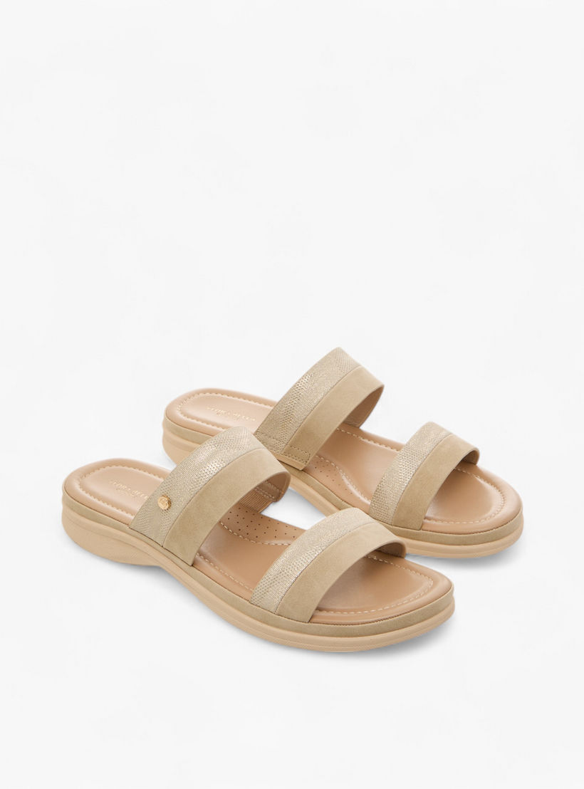 Flora Bella Textured Slip-On Comfort Sandals-women-shoes-flats-sandals-image-1