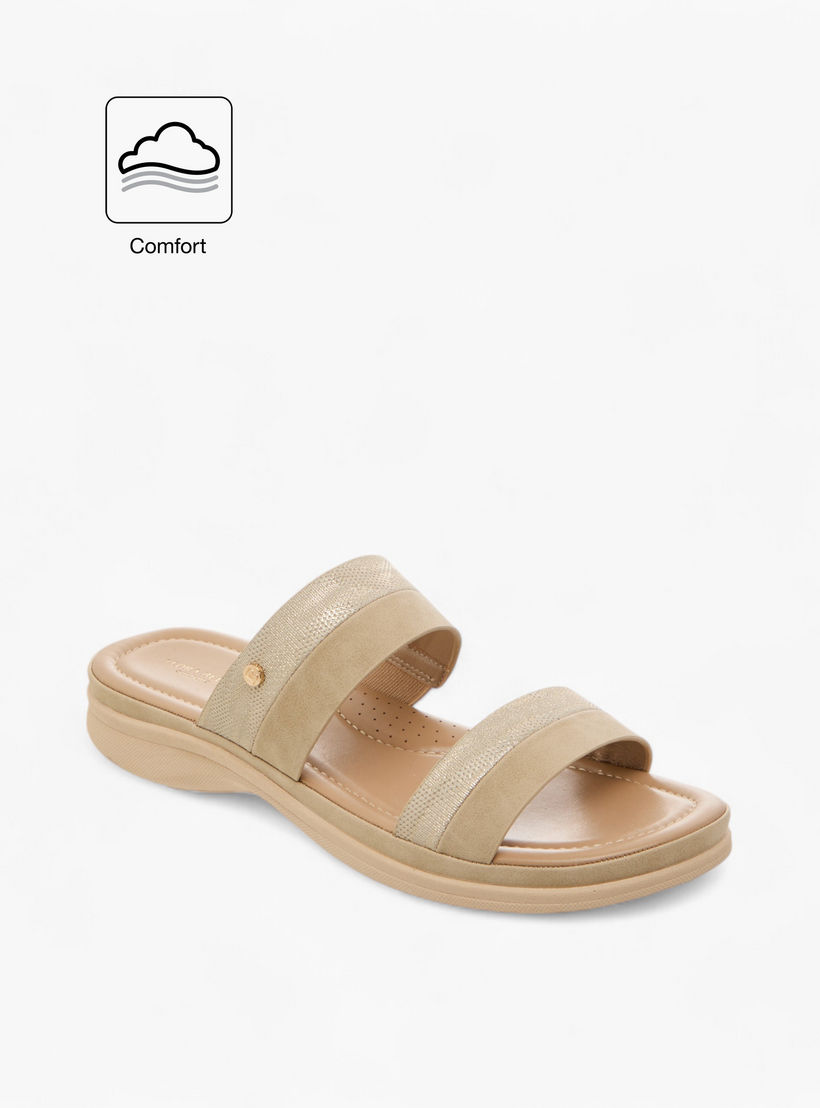 Flora Bella Textured Slip-On Comfort Sandals-women-shoes-flats-sandals-image-2