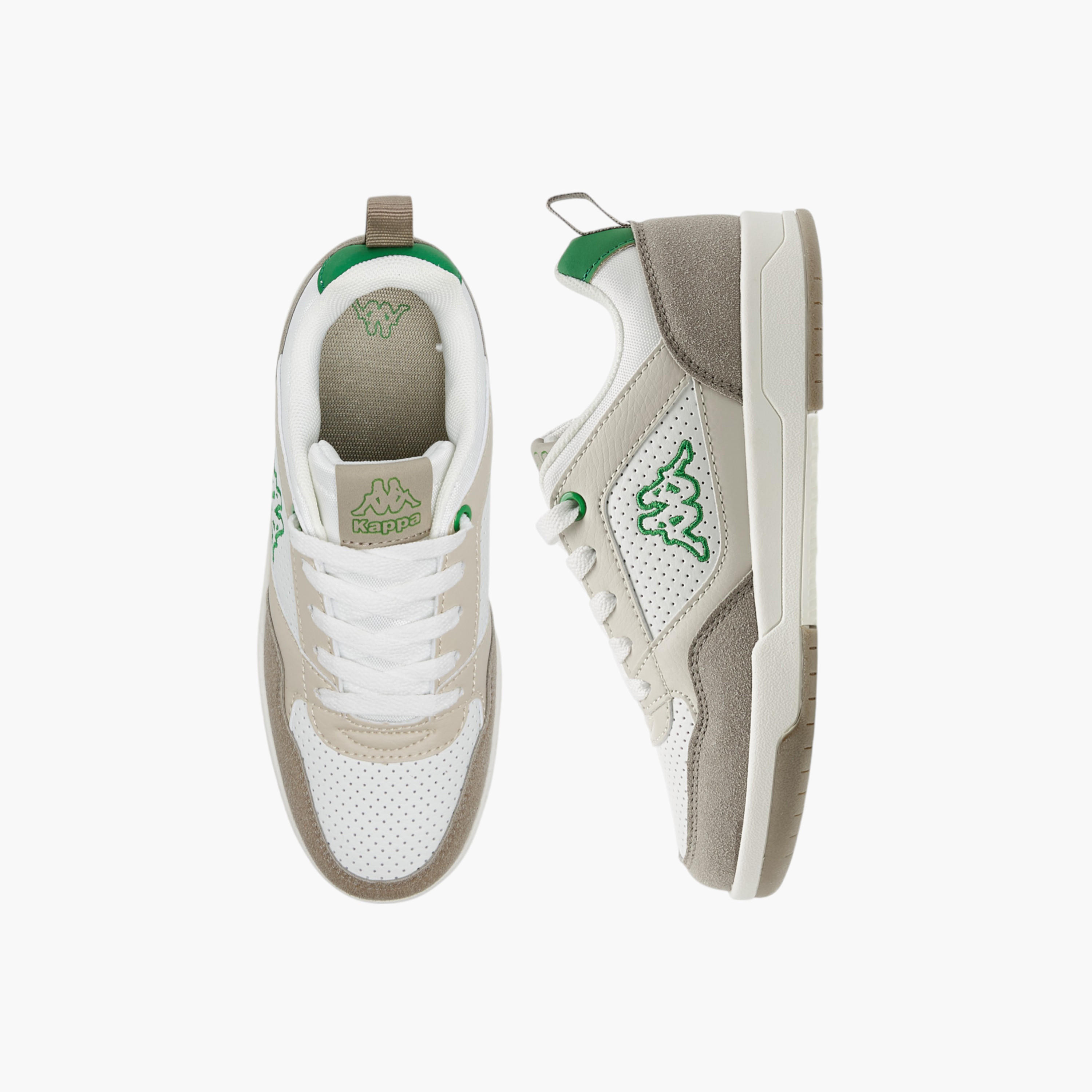 Kappa Boys' Panelled Lace-Up Sneakers-boys-shoes-sneakers-image-1