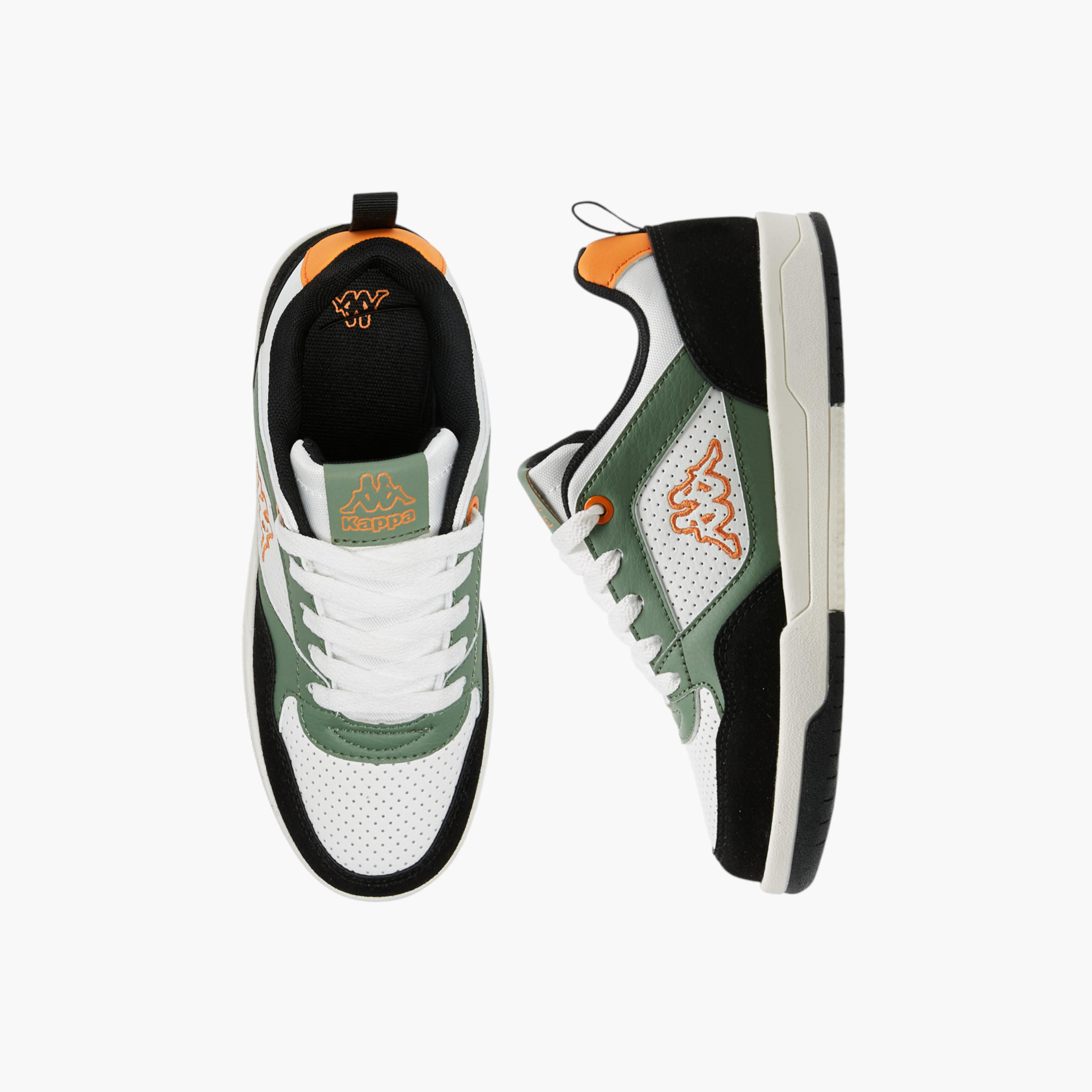 Kappa Boys' Panelled Lace-Up Sneakers-boys-shoes-sneakers-image-1