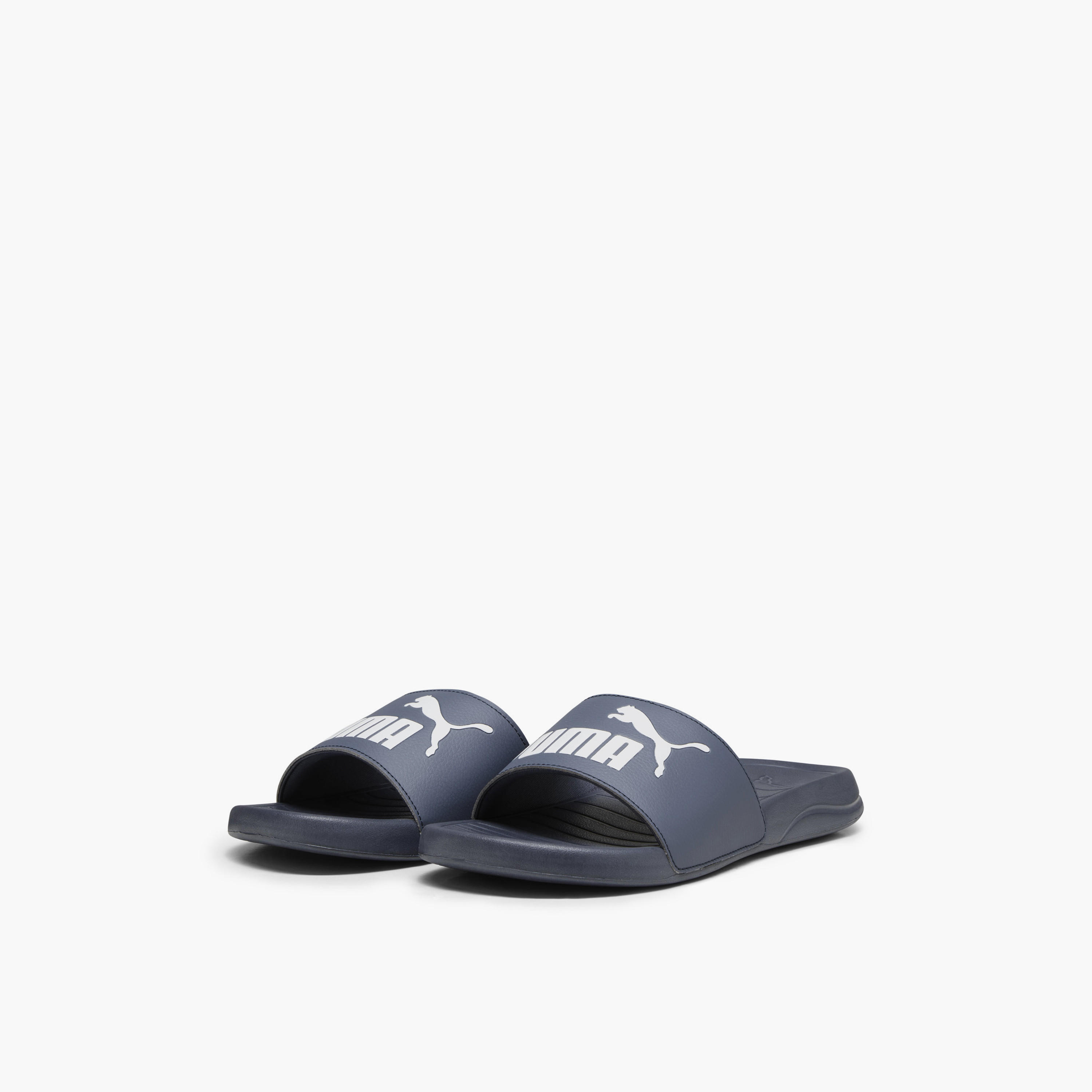 Puma Men Popcat 20 Logo Print Slides-sports-men-shoes-image-1
