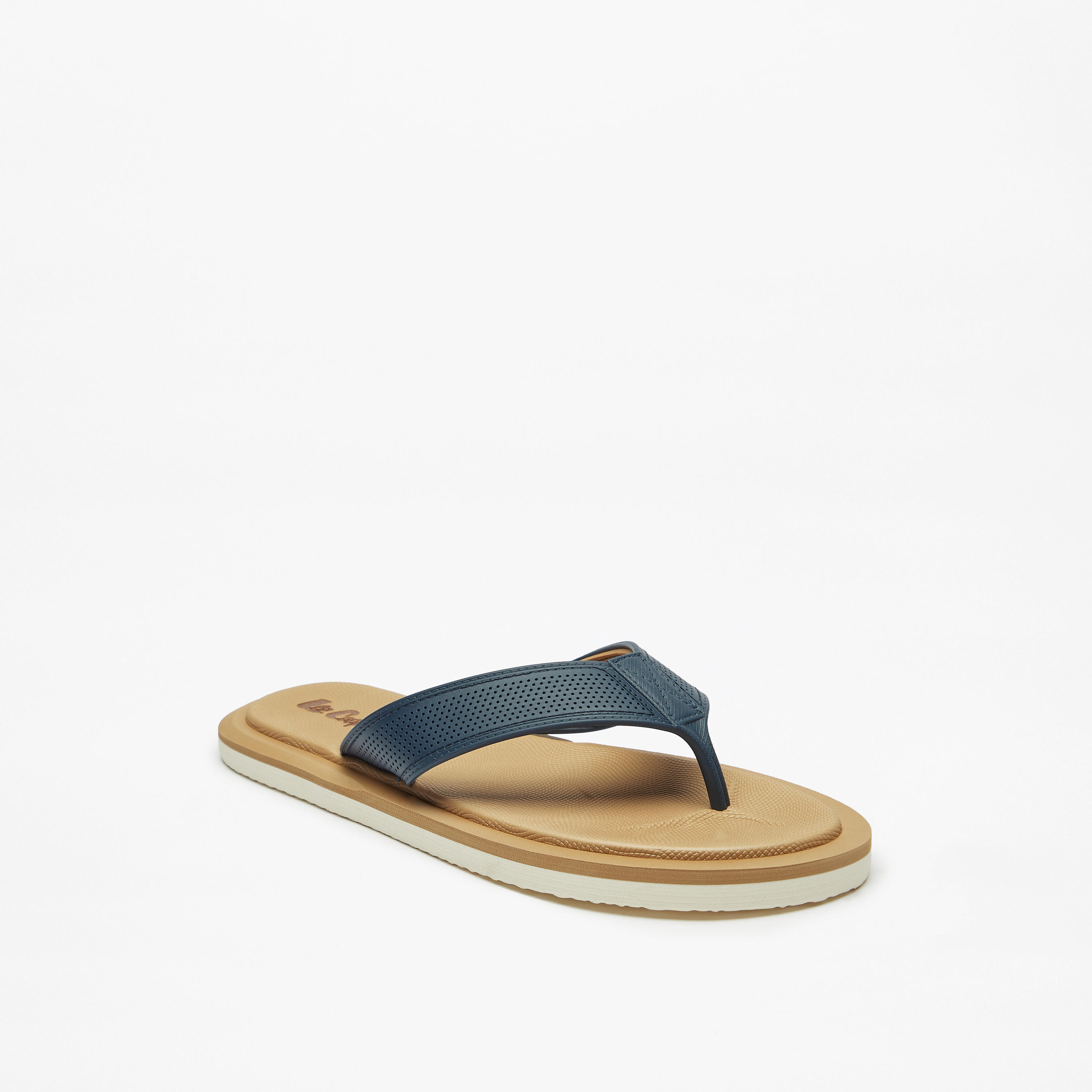 شبشب فليب فلوب سهل الارتداء بنمط مثقّب للرجال من لي كوبر-men-shoes-flipflopsandslides-image-2