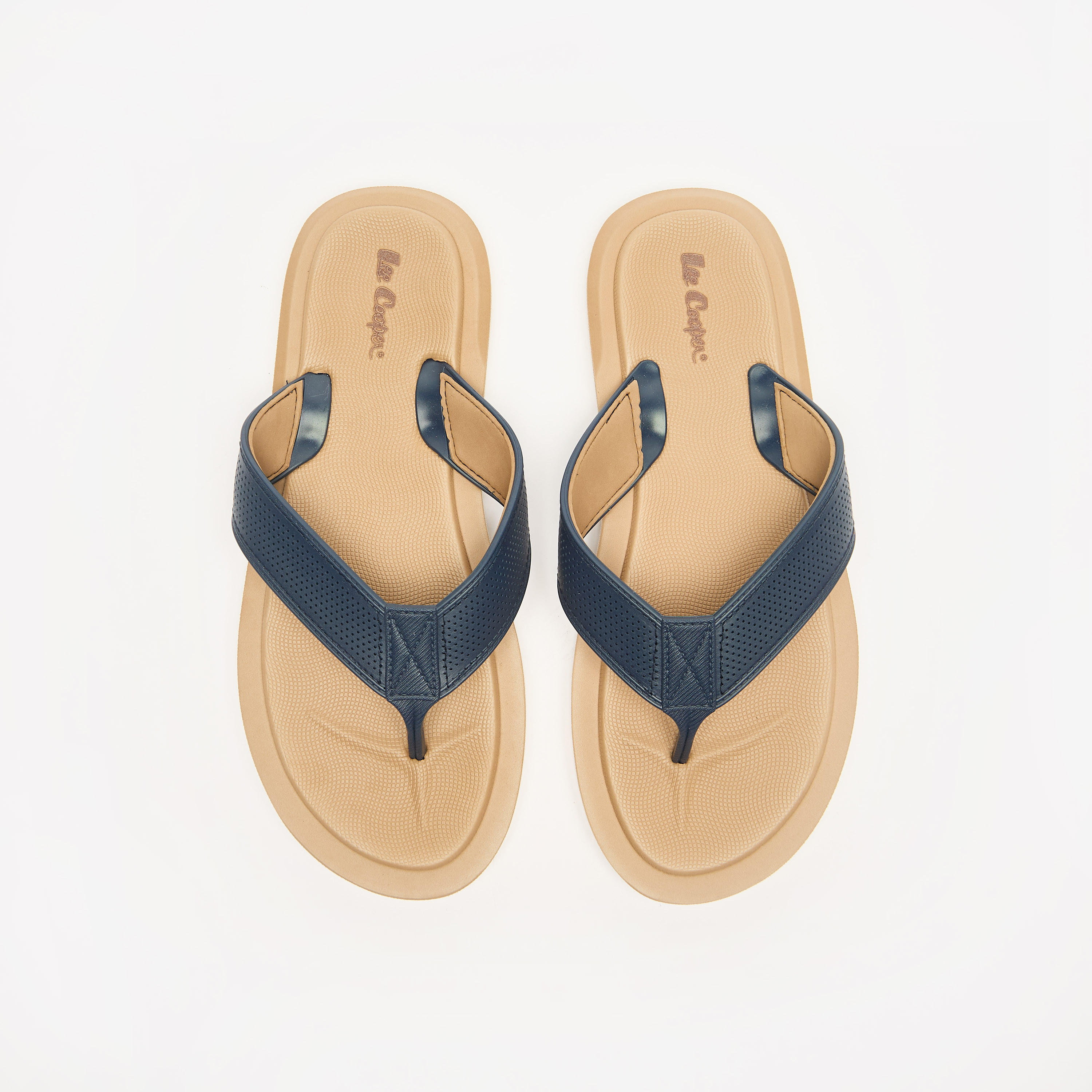 Lee Cooper Men's Logo Detail Flip Flops-men-shoes-flipflopsandslides-image-1