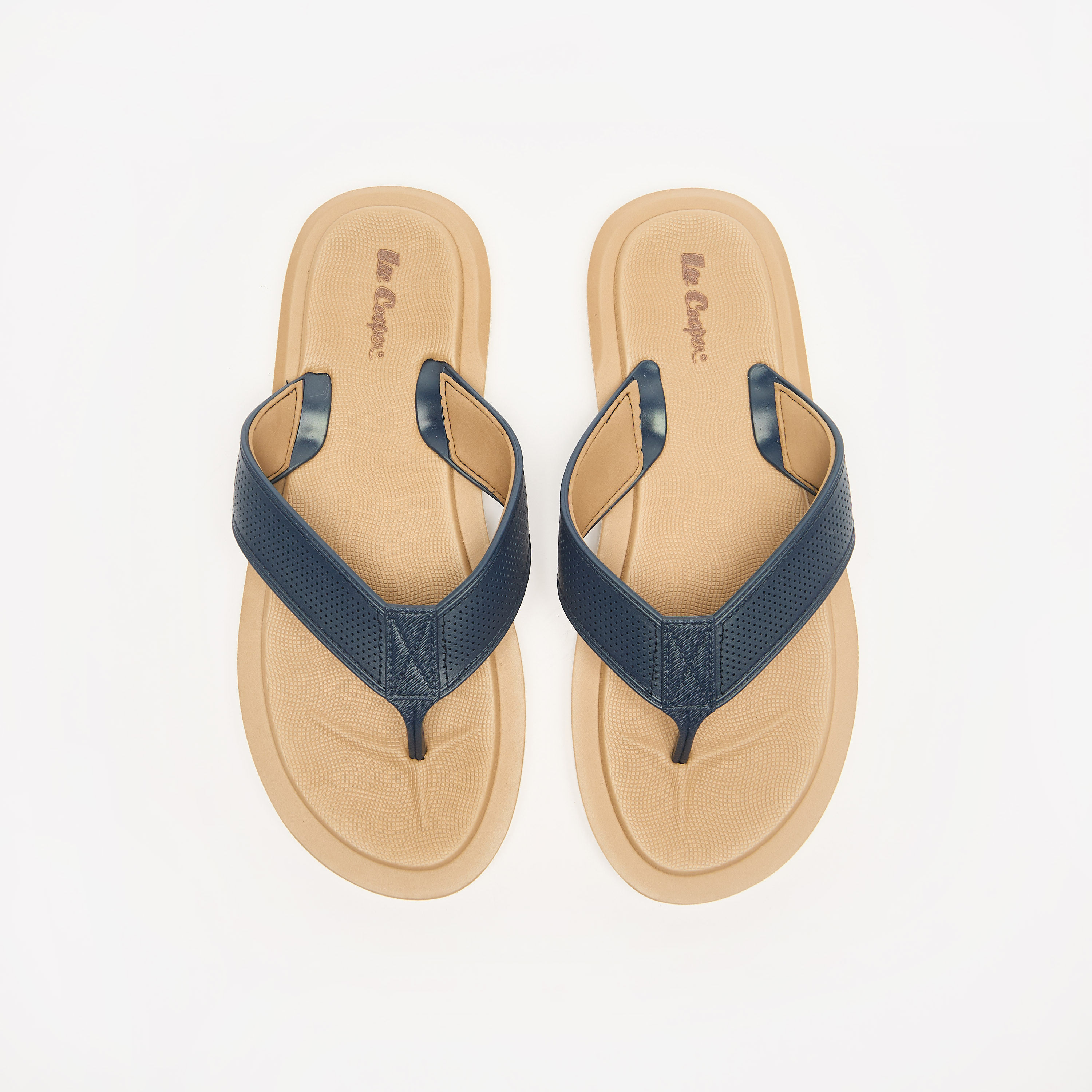 Lee Cooper Men's Logo Detail Flip Flops-men-shoes-flipflopsandslides-image-1