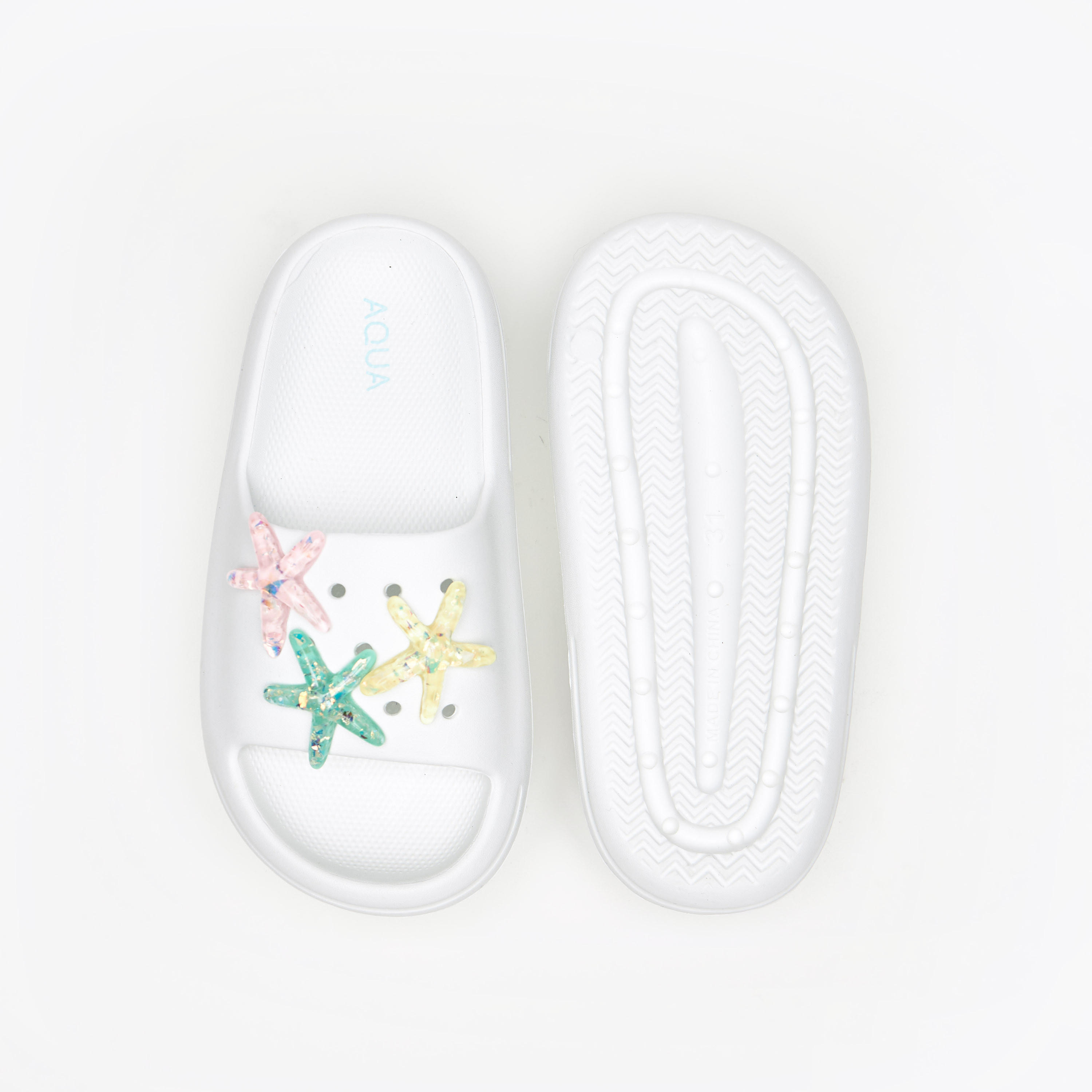 شبشب خفيف بزخارف نجمة البحر من أكوا-girls-shoes-flipflopsandslides-image-4