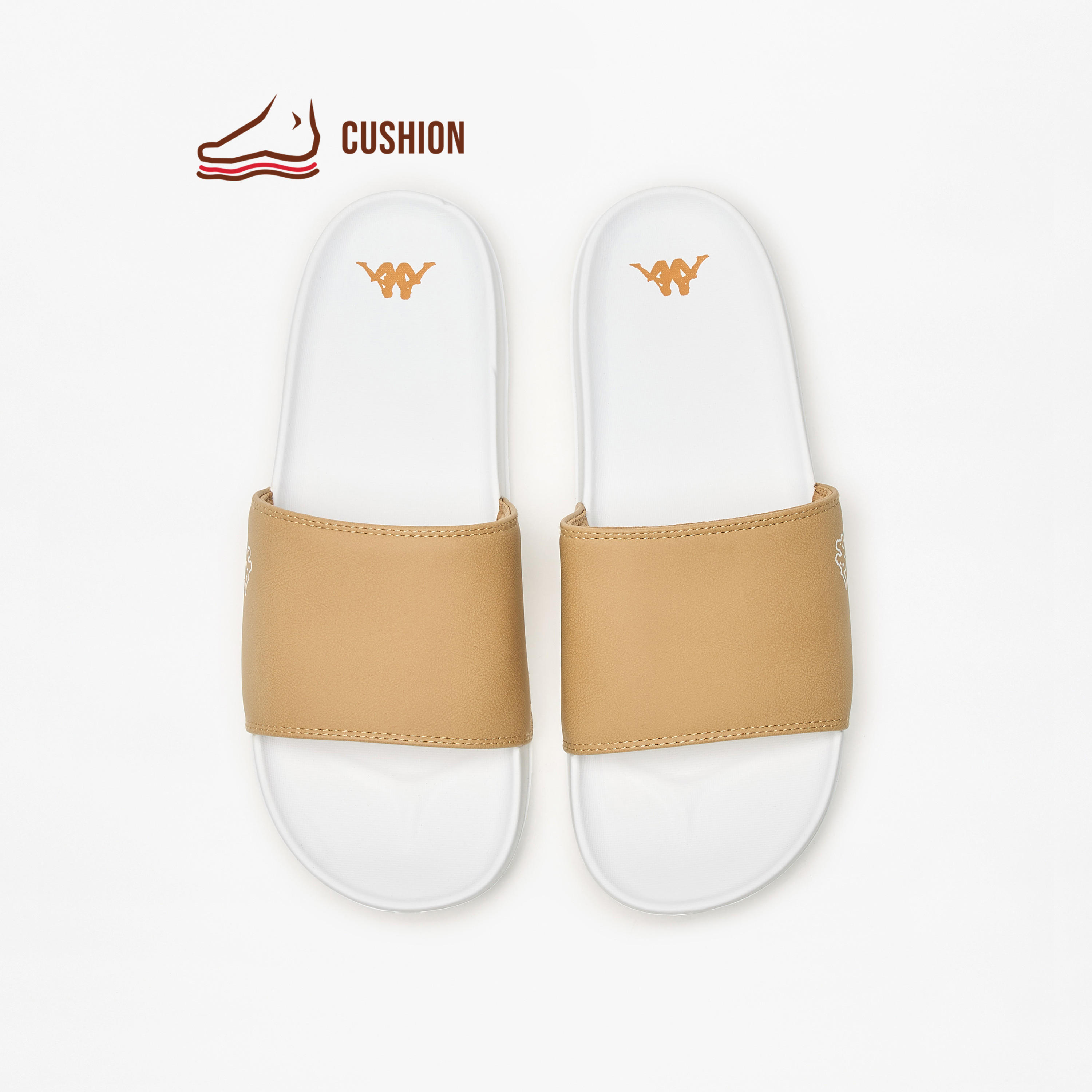 Kappa Men's Logo Detail Slides with Cushioning-men-shoes-flipflopsandslides-image-1