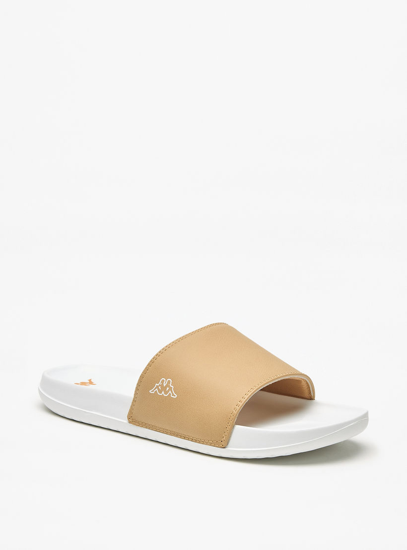 Kappa Men's Logo Detail Slides with Cushioning-men-shoes-flipflopsandslides-image-2