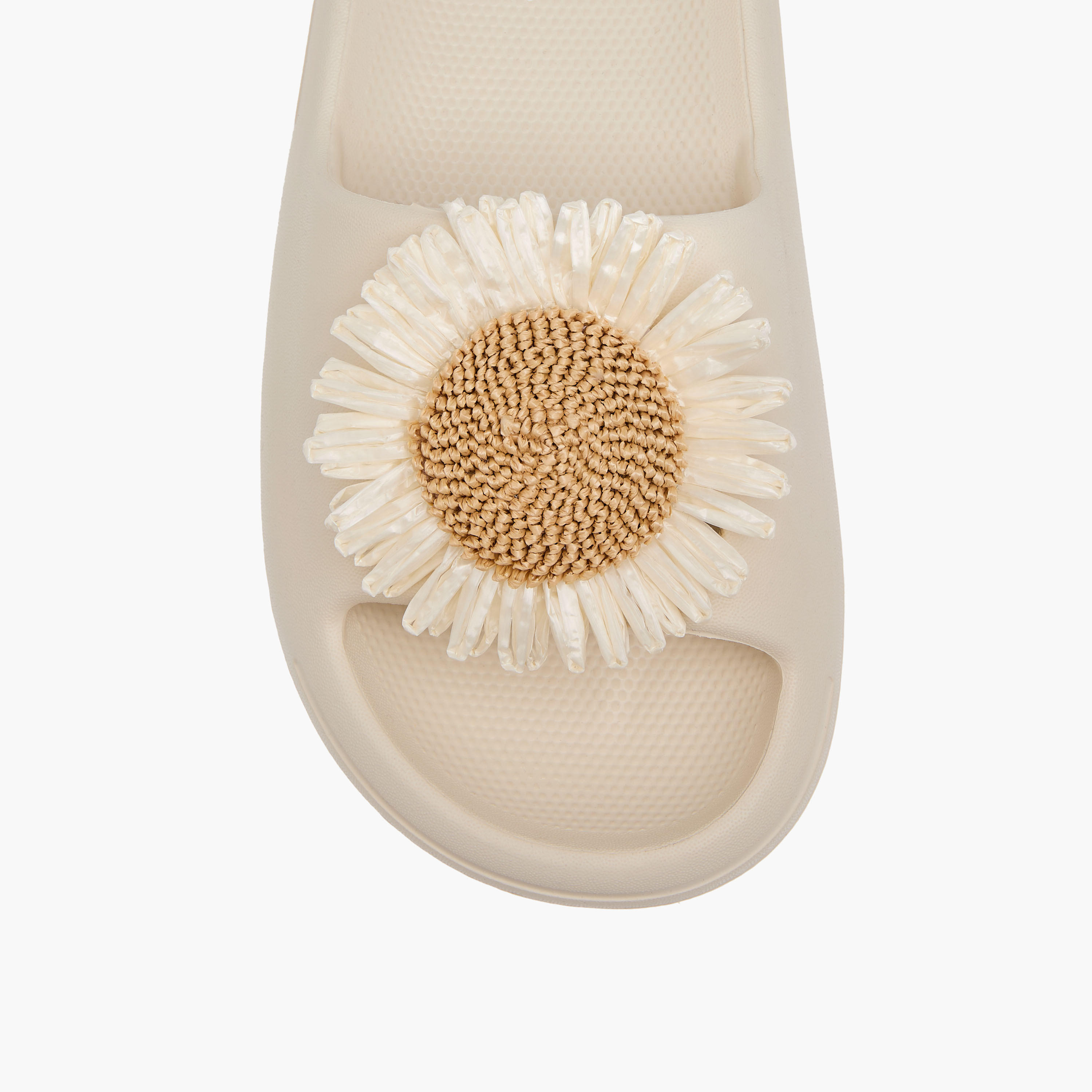 Aqua Floral Accent Slip-On Slides-girls-shoes-flipflopsandslides-image-3
