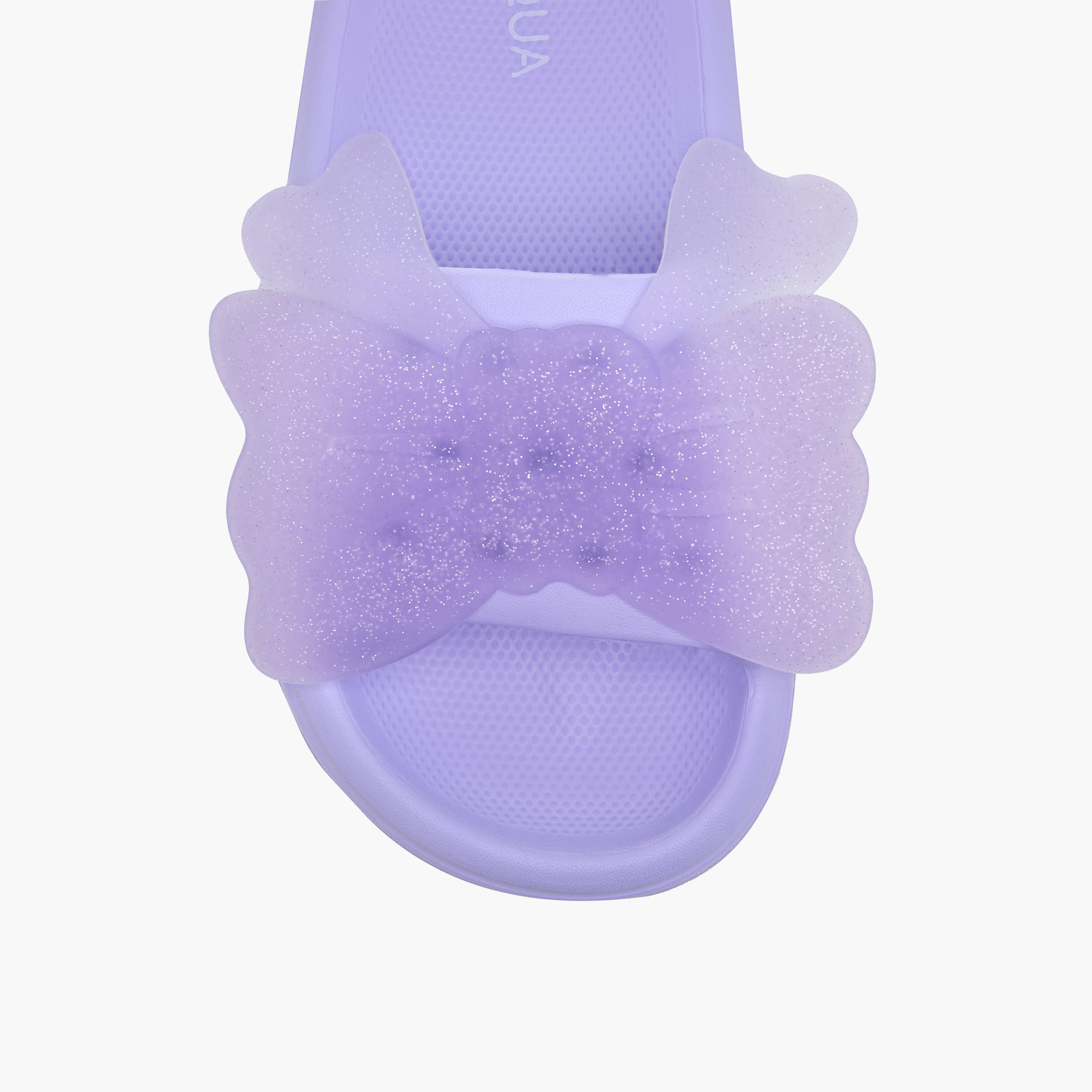 Aqua Butterfly Accent Slip-On Slides-girls-shoes-flipflopsandslides-image-3