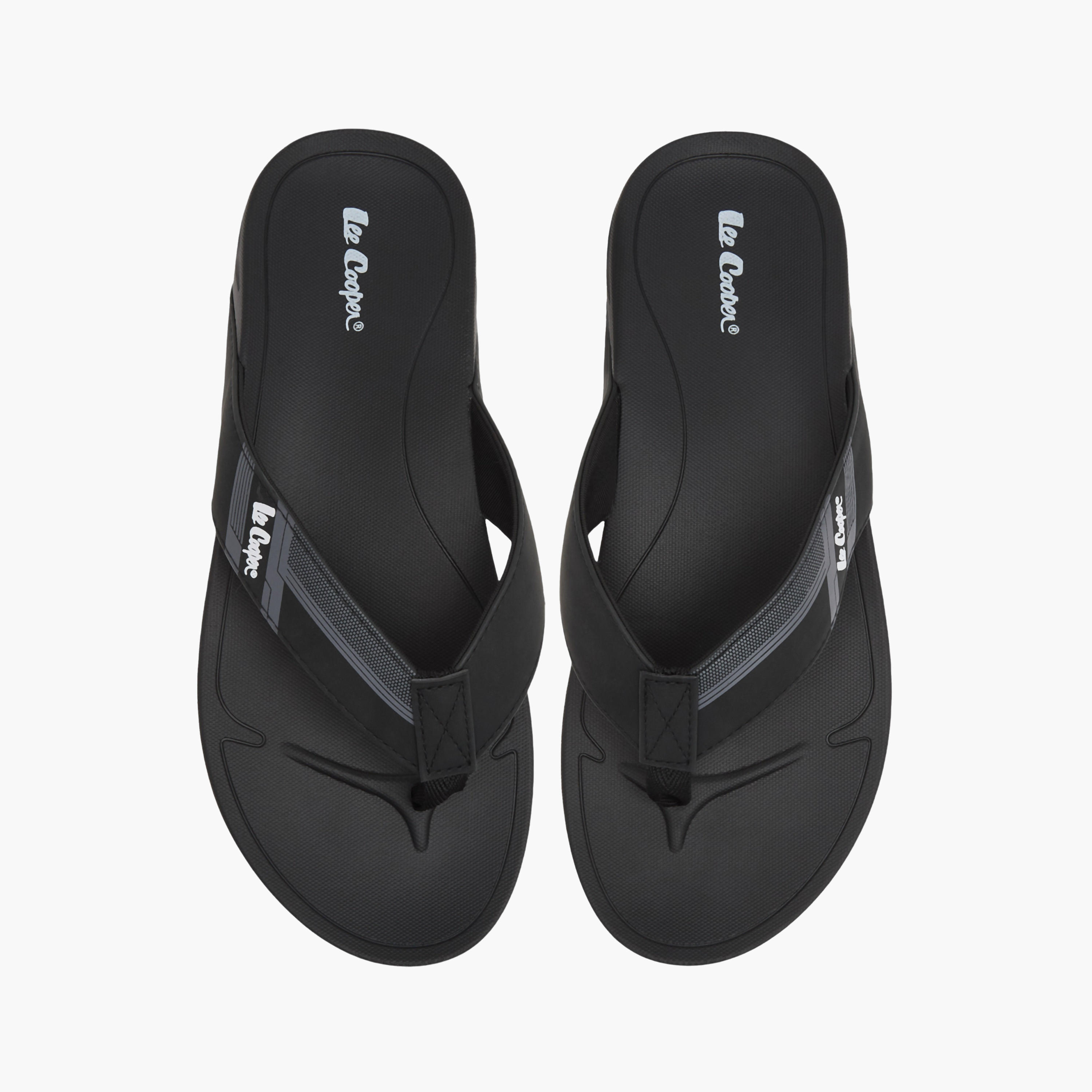 Lee Cooper Men's Logo Print Slip-On Flip Flops-men-shoes-flipflopsandslides-image-1