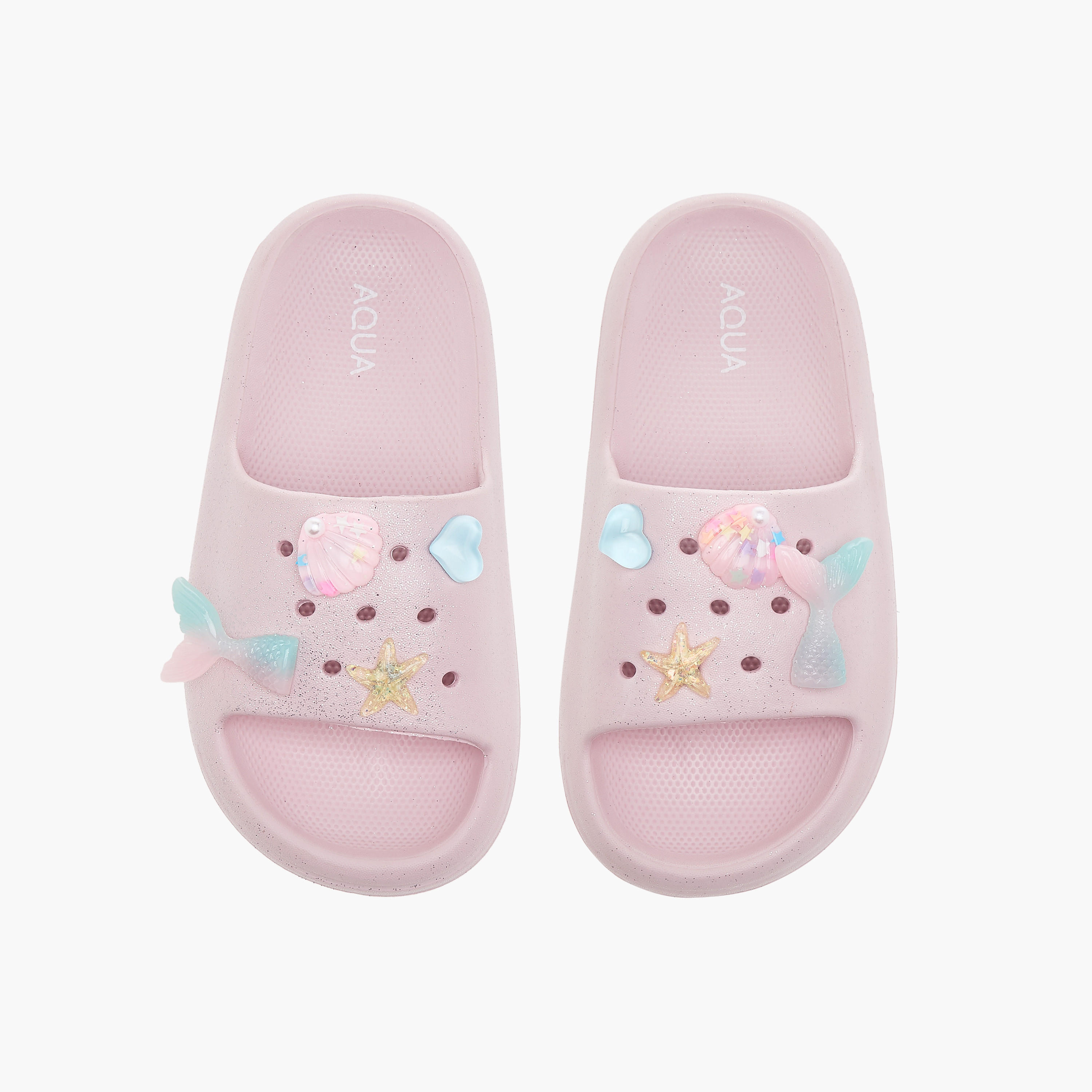 Aqua Girls' Accent Detail Clogs with Backstrap-girls-shoes-sandals-image-1