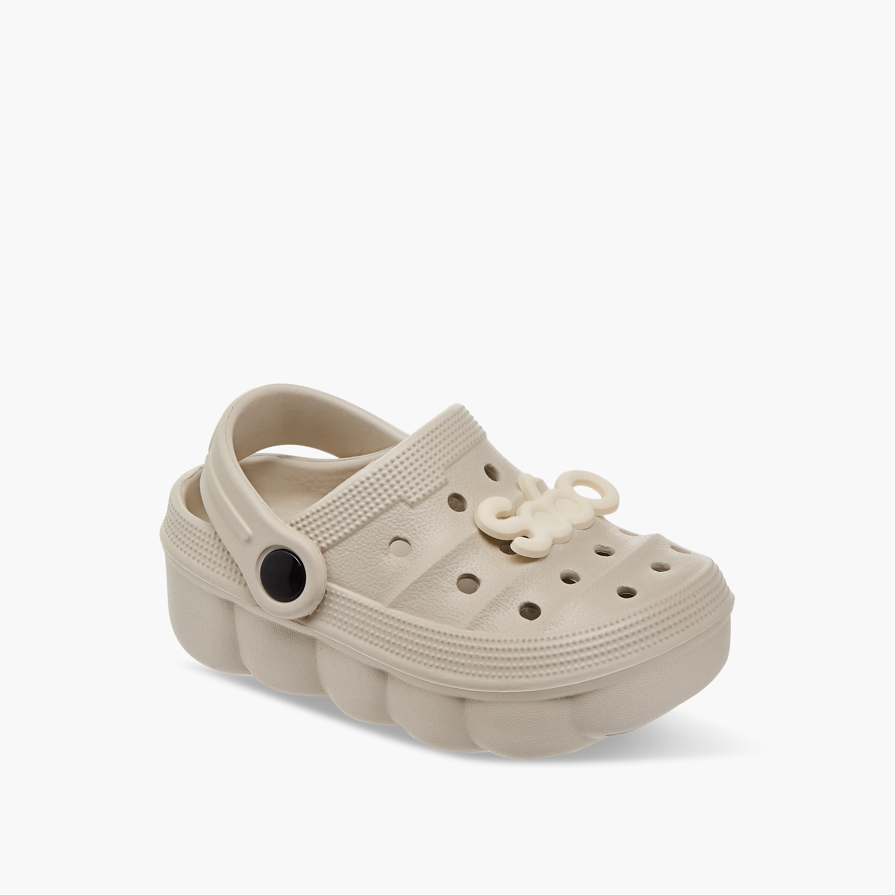 Aqua Accent Detail Clogs with Backstrap-girls-shoes-sandals-image-2