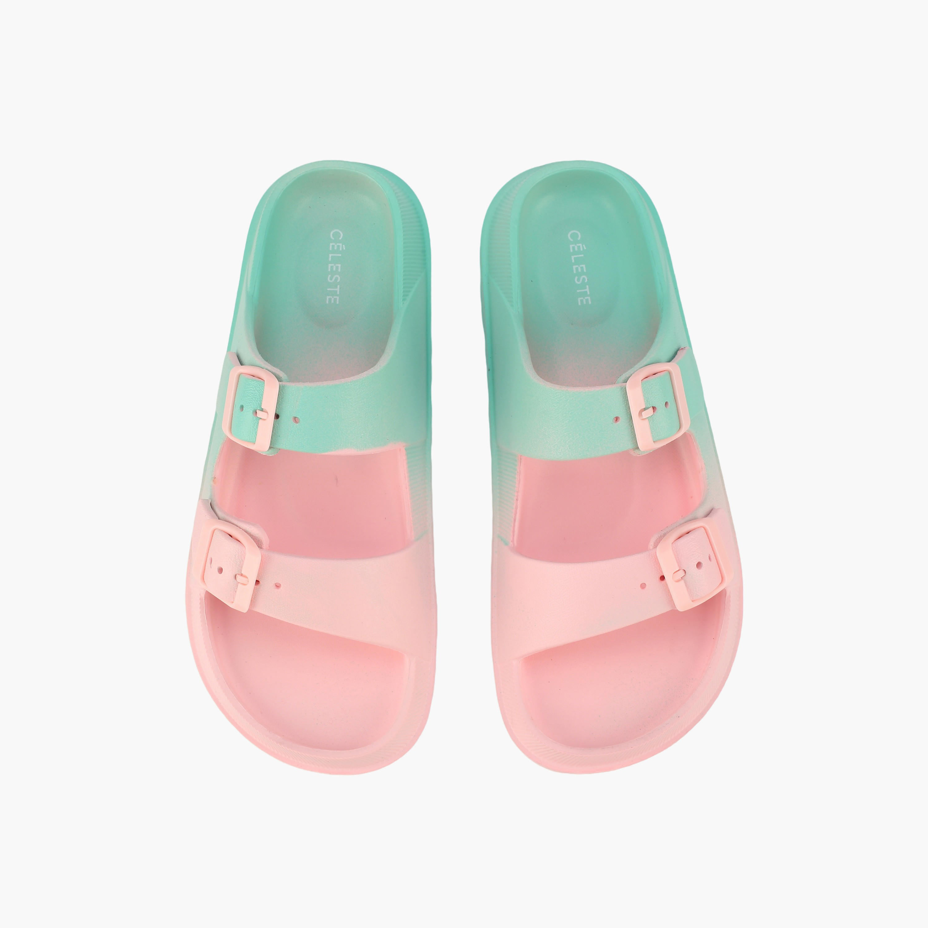Celeste Women Ombre Buckle Detail Slides-women-shoes-flipflopsandslides-image-1
