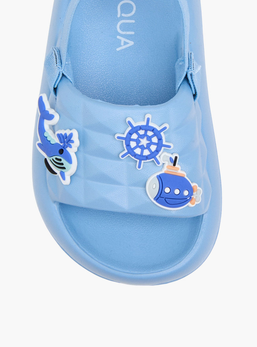 صندل خفيف بزخارف بحر وحزام مطاطي من أكوا-boys-shoes-sandals-image-4
