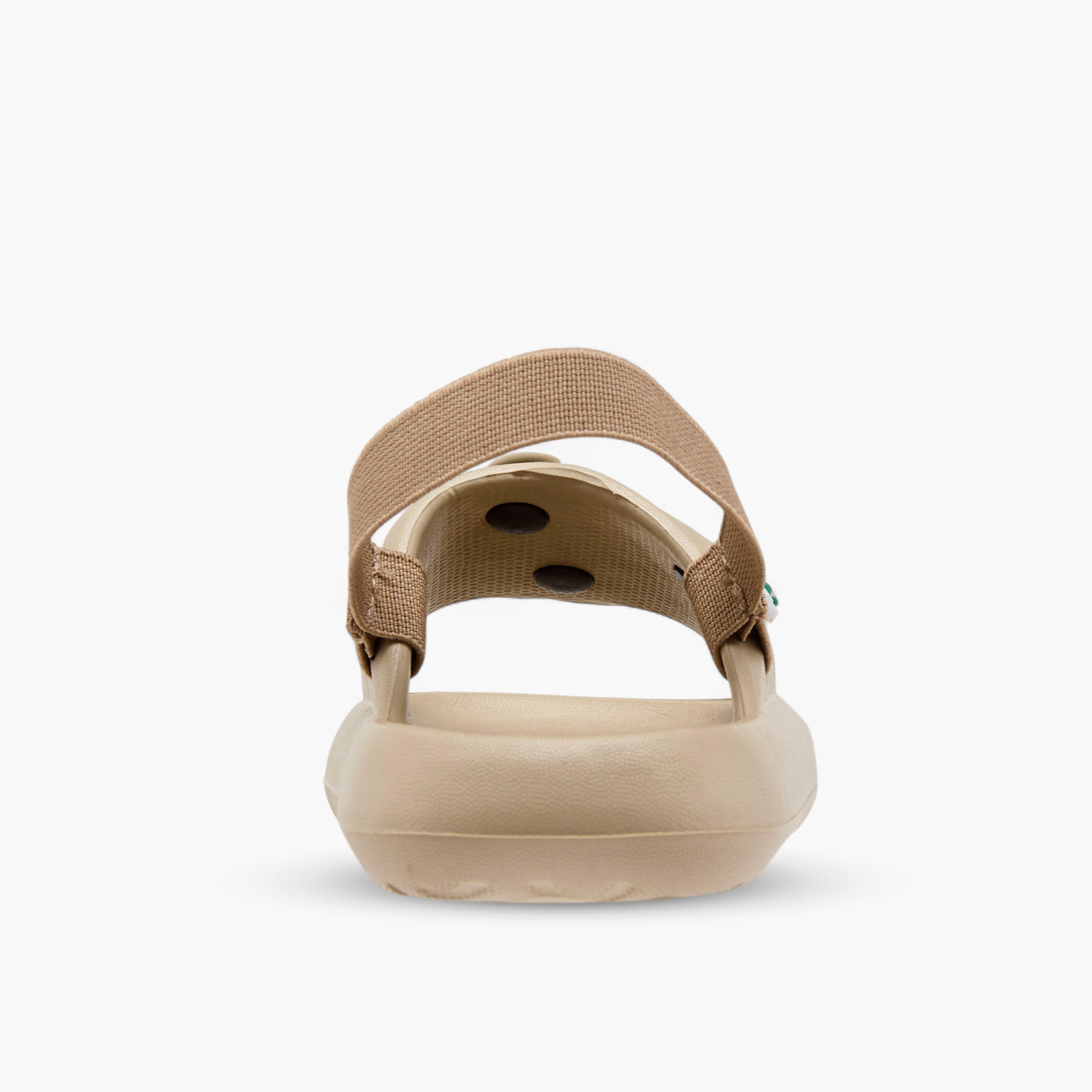 Aqua Dinosaur Applique Slides with Elasticated Strap-boys-shoes-sandals-image-5