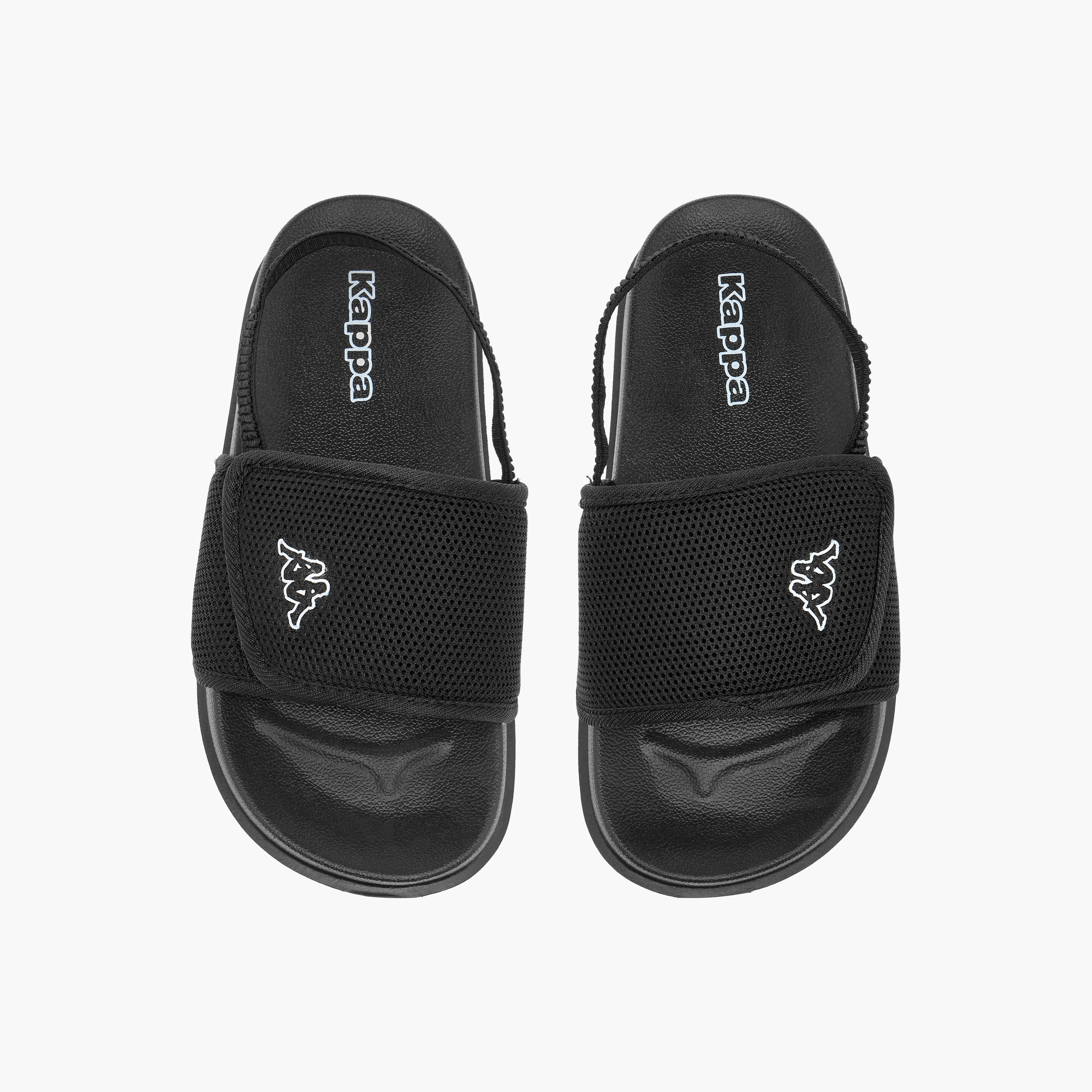 Kappa Boys' Textured Slides with Elastic Strap-boys-shoes-flipflopsandslides-image-1