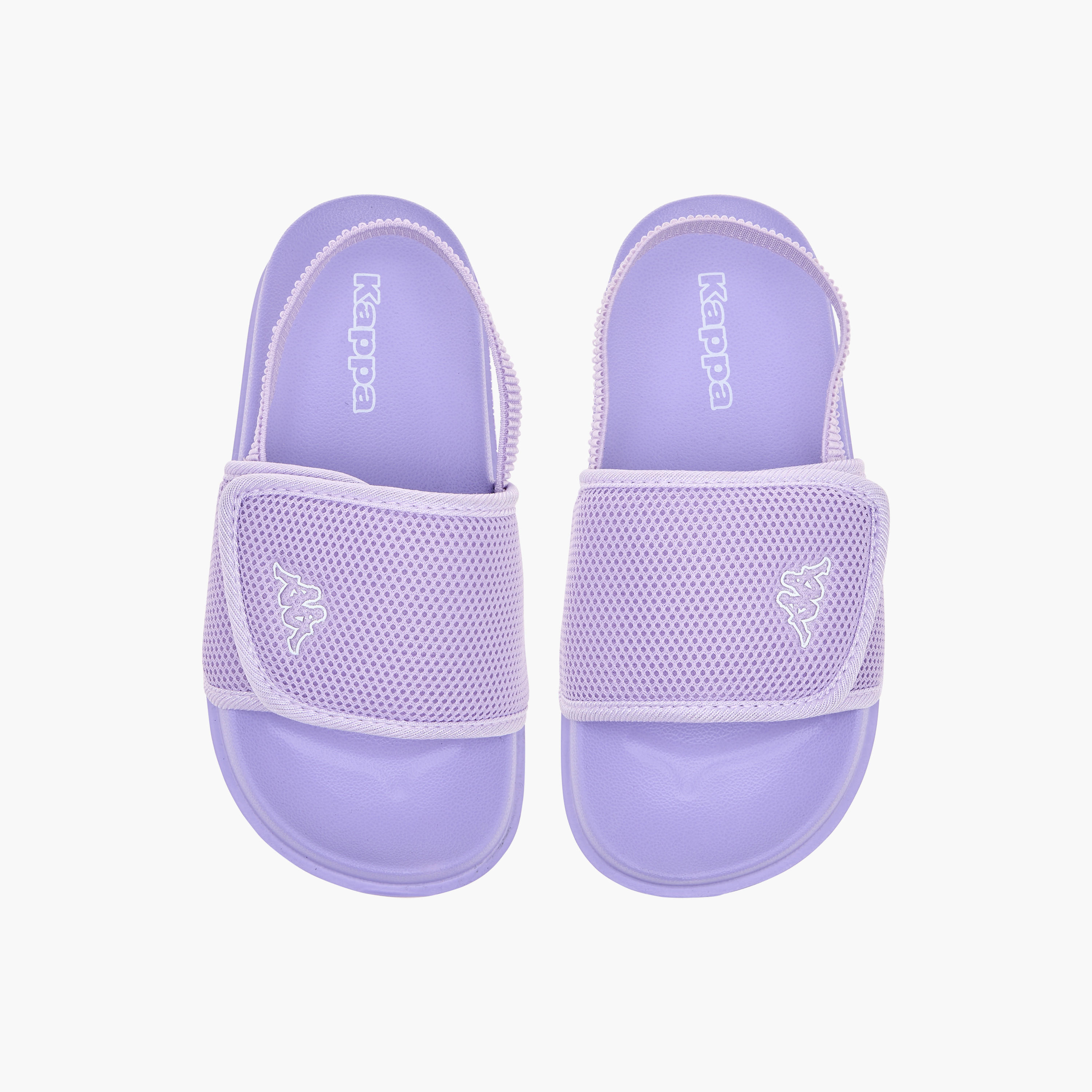 Kappa Girls' Textured Slides with Elastic Strap-girls-shoes-flipflopsandslides-image-1