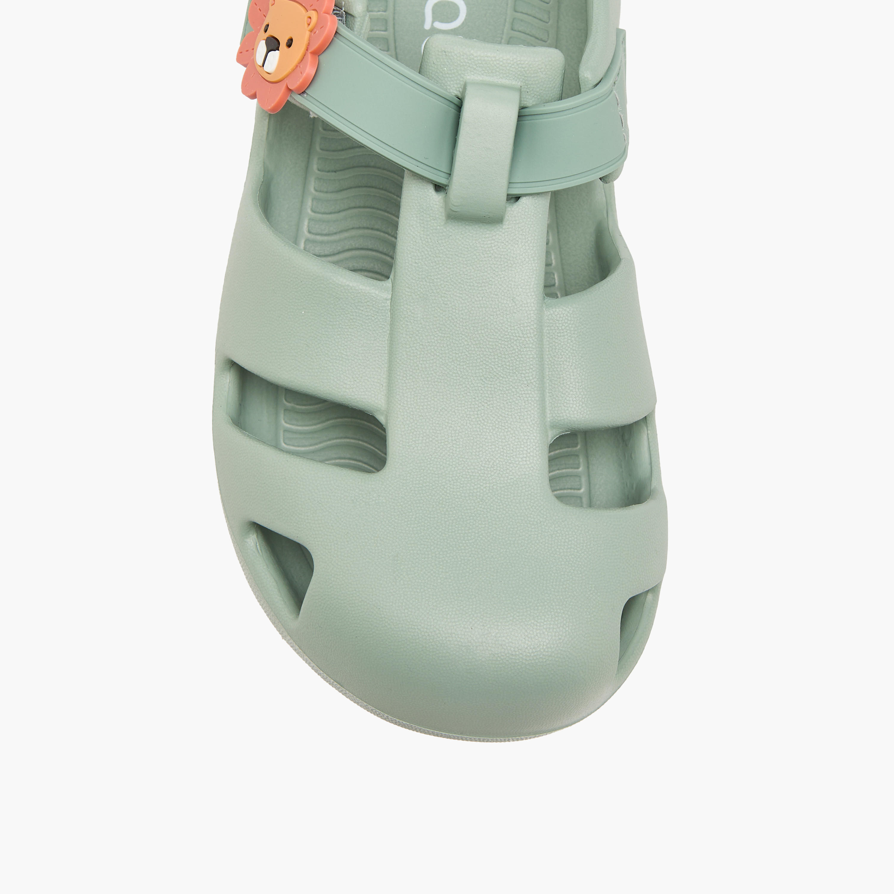 Aqua Boys Lion Accent Hook & Loop Fisherman Sandals-boys-shoes-sandals-image-4