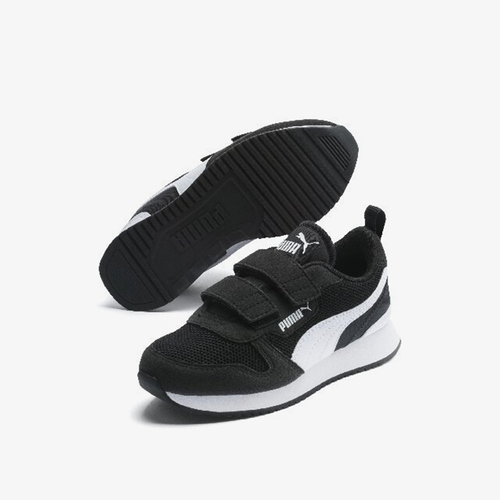 حذاء رياضي شبكي بارز الملمس بِشريط إغلاق لاصق للأولاد من بوما - Puma R78 V PS-boys-shoes-sneakers-image-2