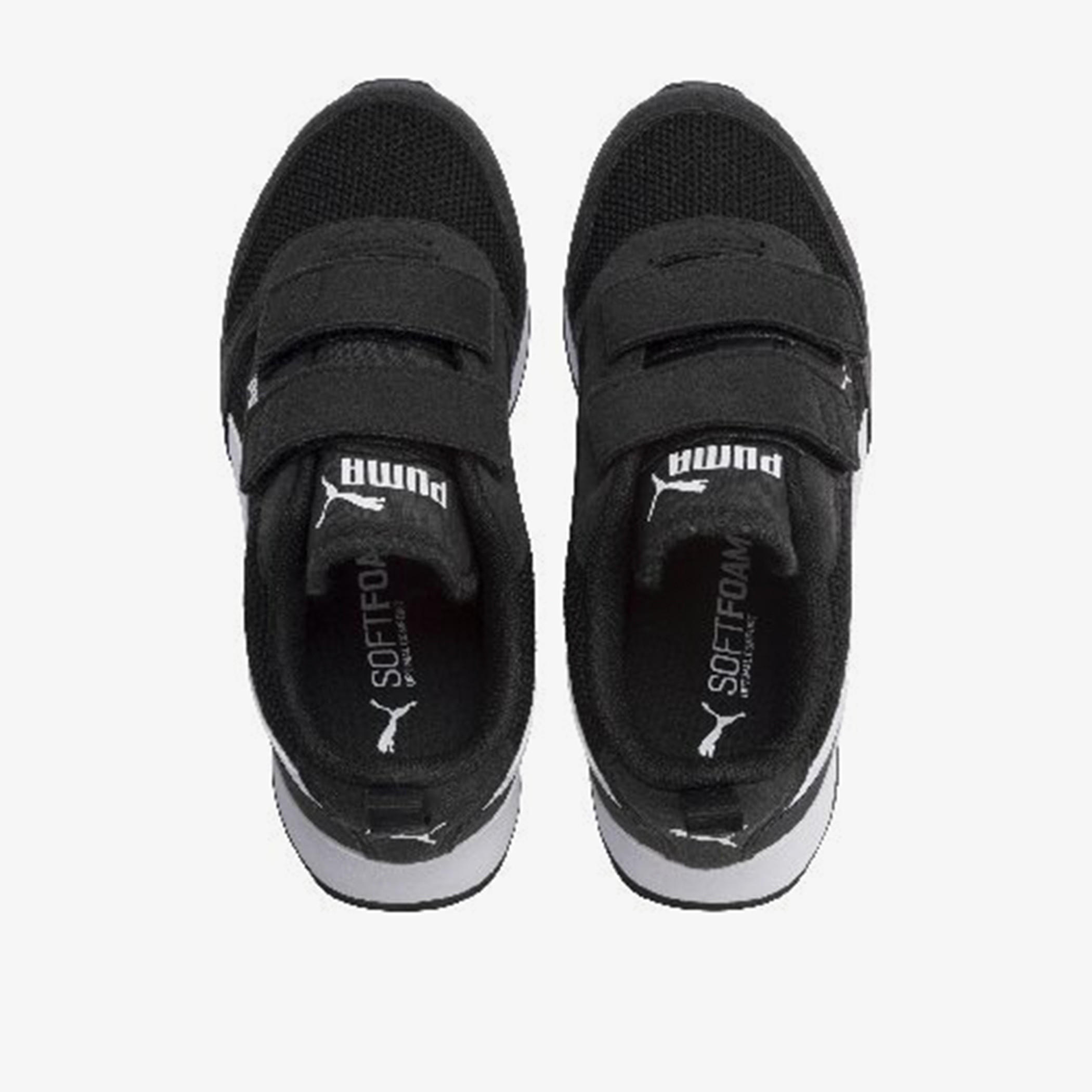 PUMA Kids' Mesh Textured Sports Shoes with Hook and Loop Closure - Puma R78 V PS-boys-shoes-sneakers-image-3