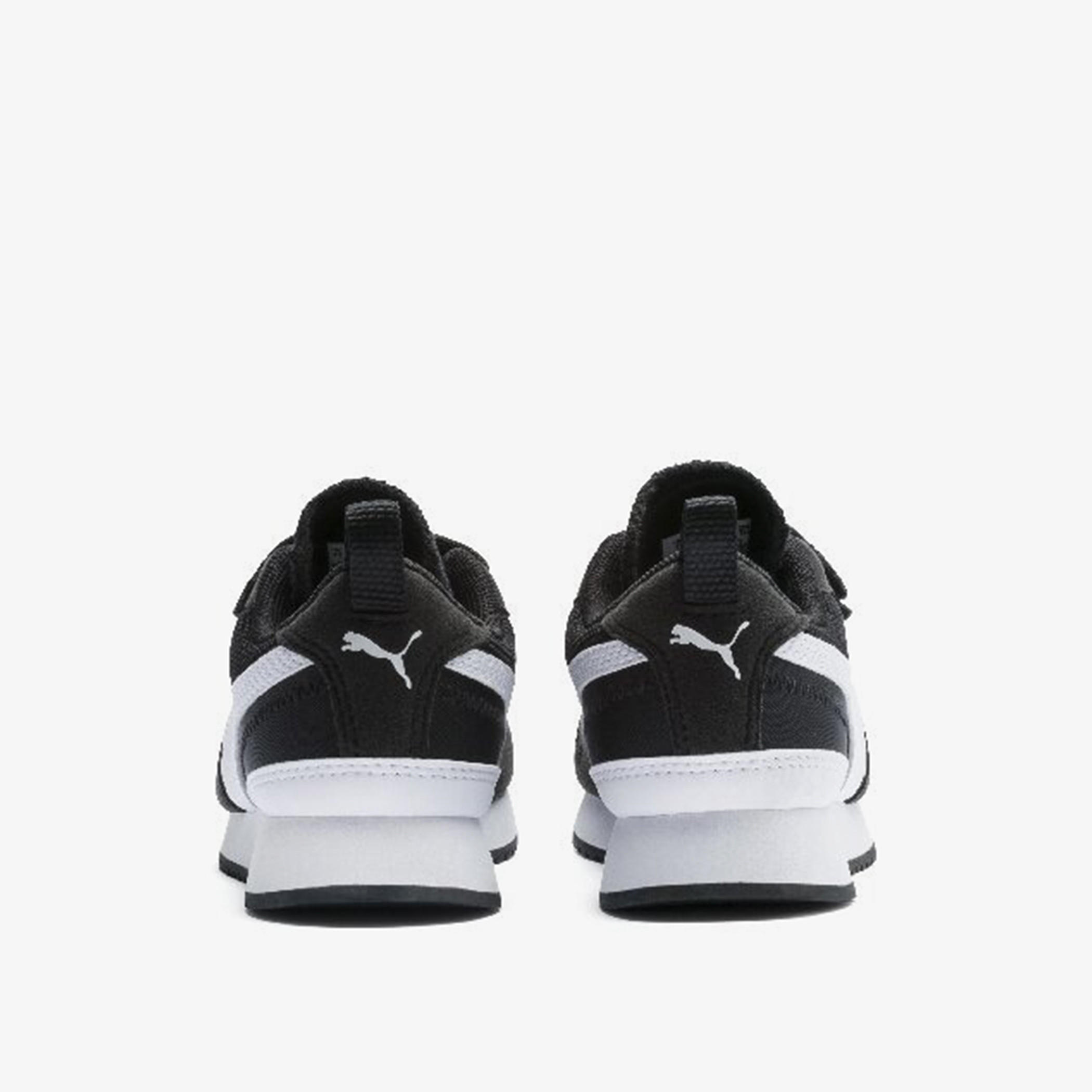 PUMA Kids' Mesh Textured Sports Shoes with Hook and Loop Closure - Puma R78 V PS-boys-shoes-sneakers-image-4