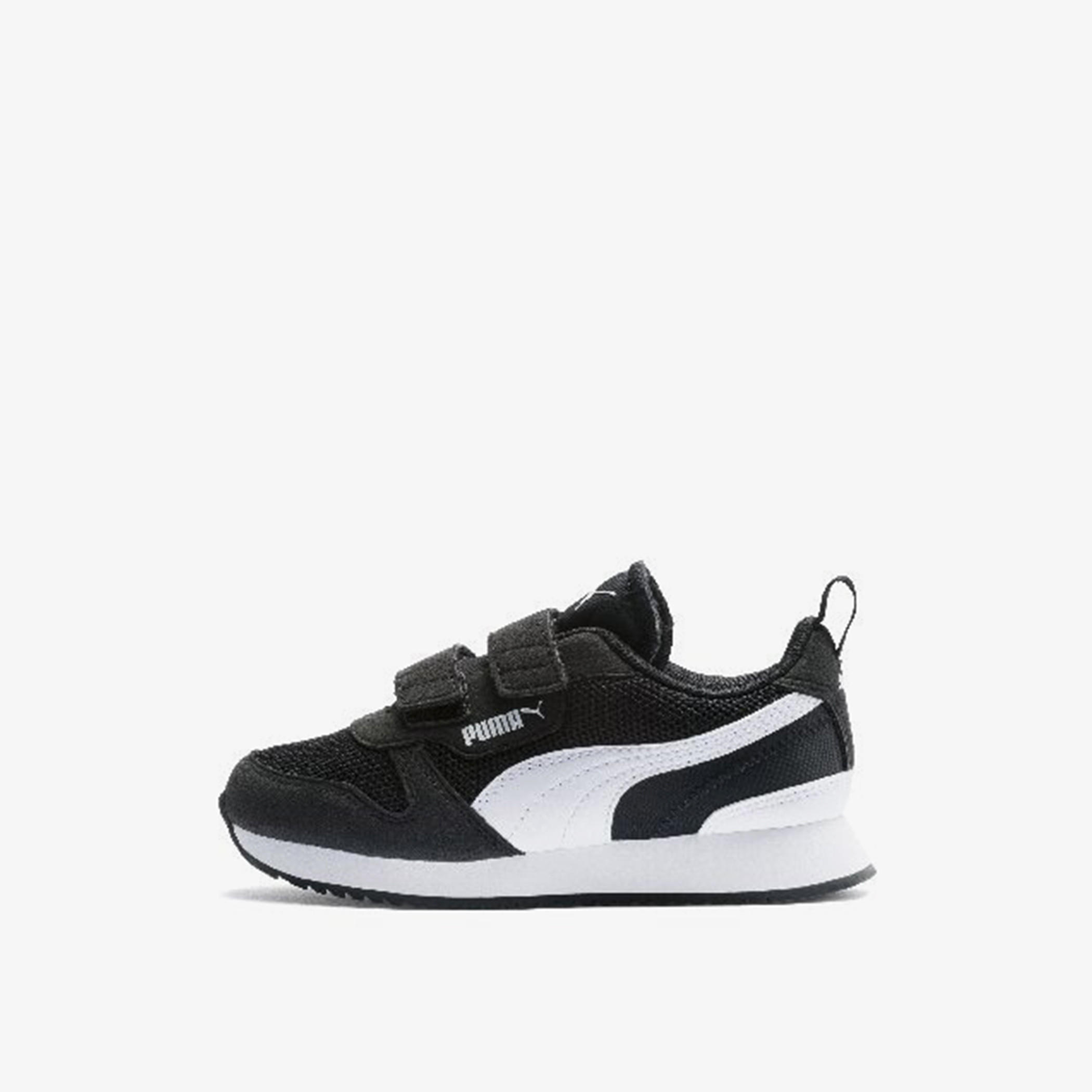 PUMA Kids' Mesh Textured Sports Shoes with Hook and Loop Closure - Puma R78 V PS-boys-shoes-sneakers-image-1